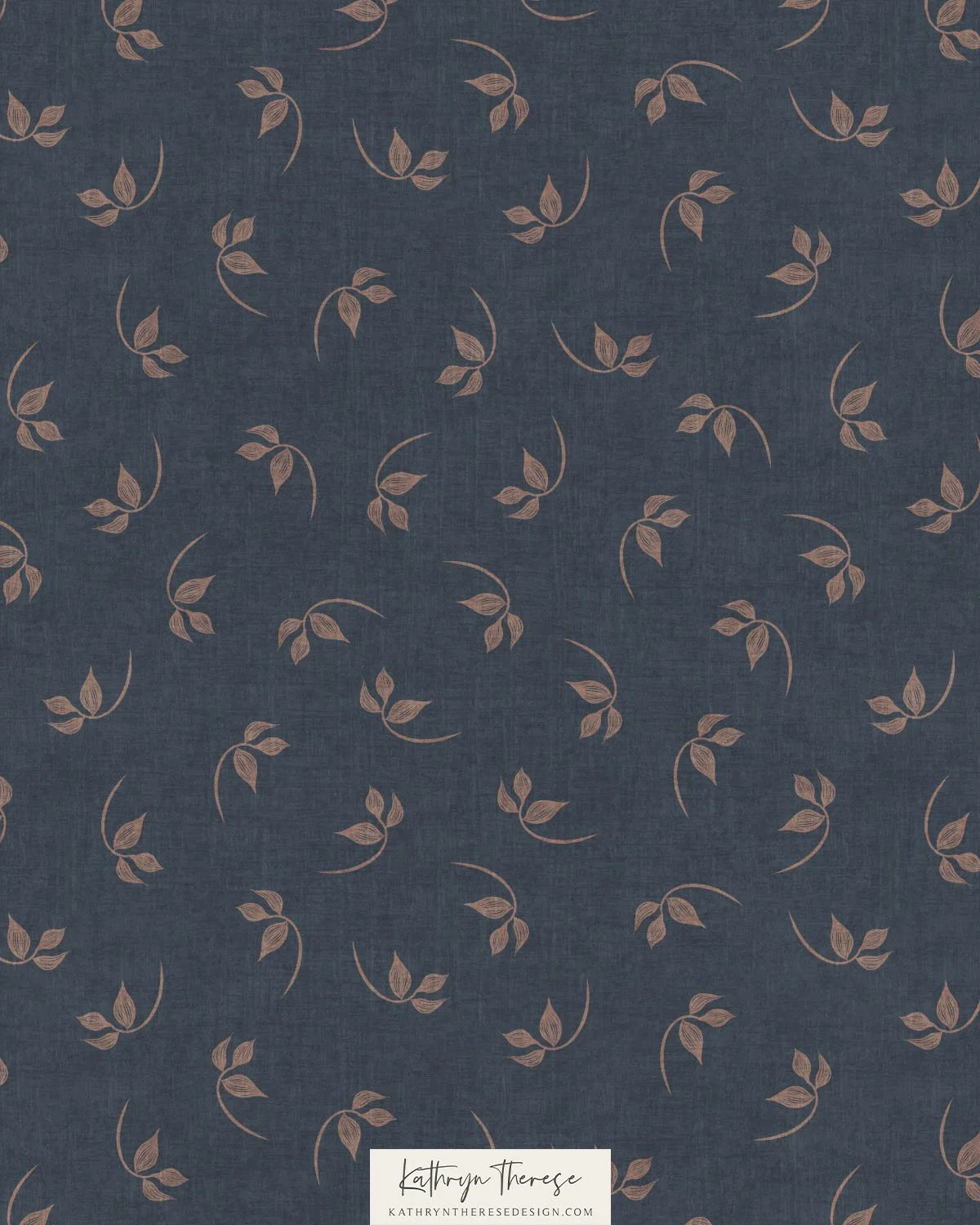Landie in Navy / Brown