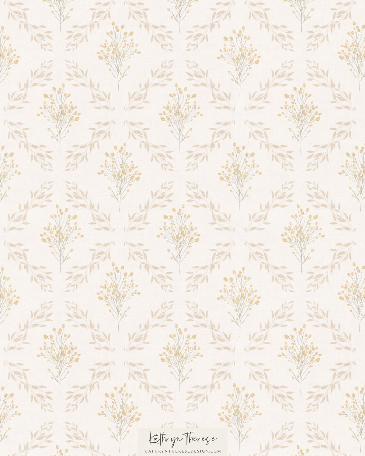 Fallon in Butter Yellow / Cream