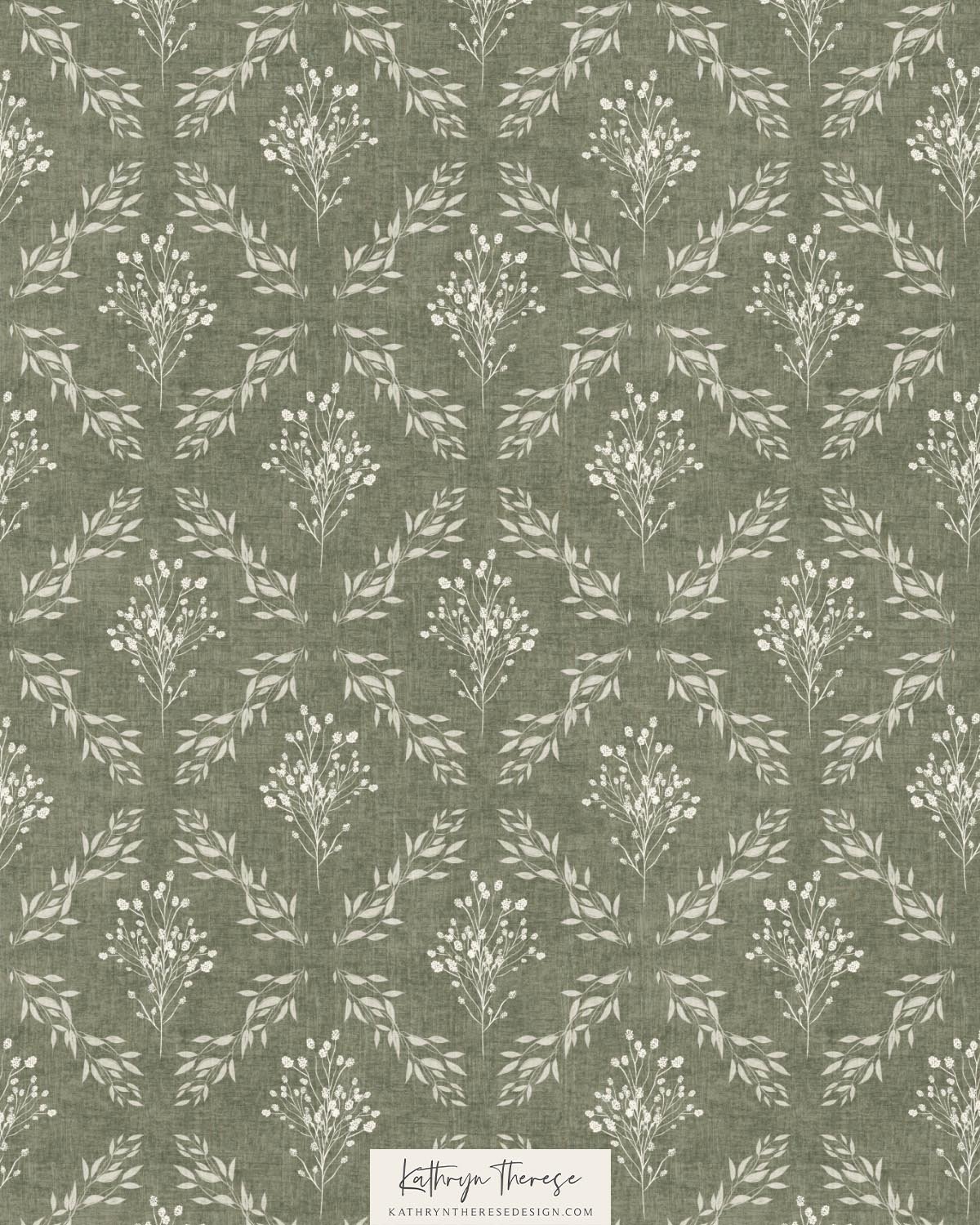 Fallon in Dark Sage Green