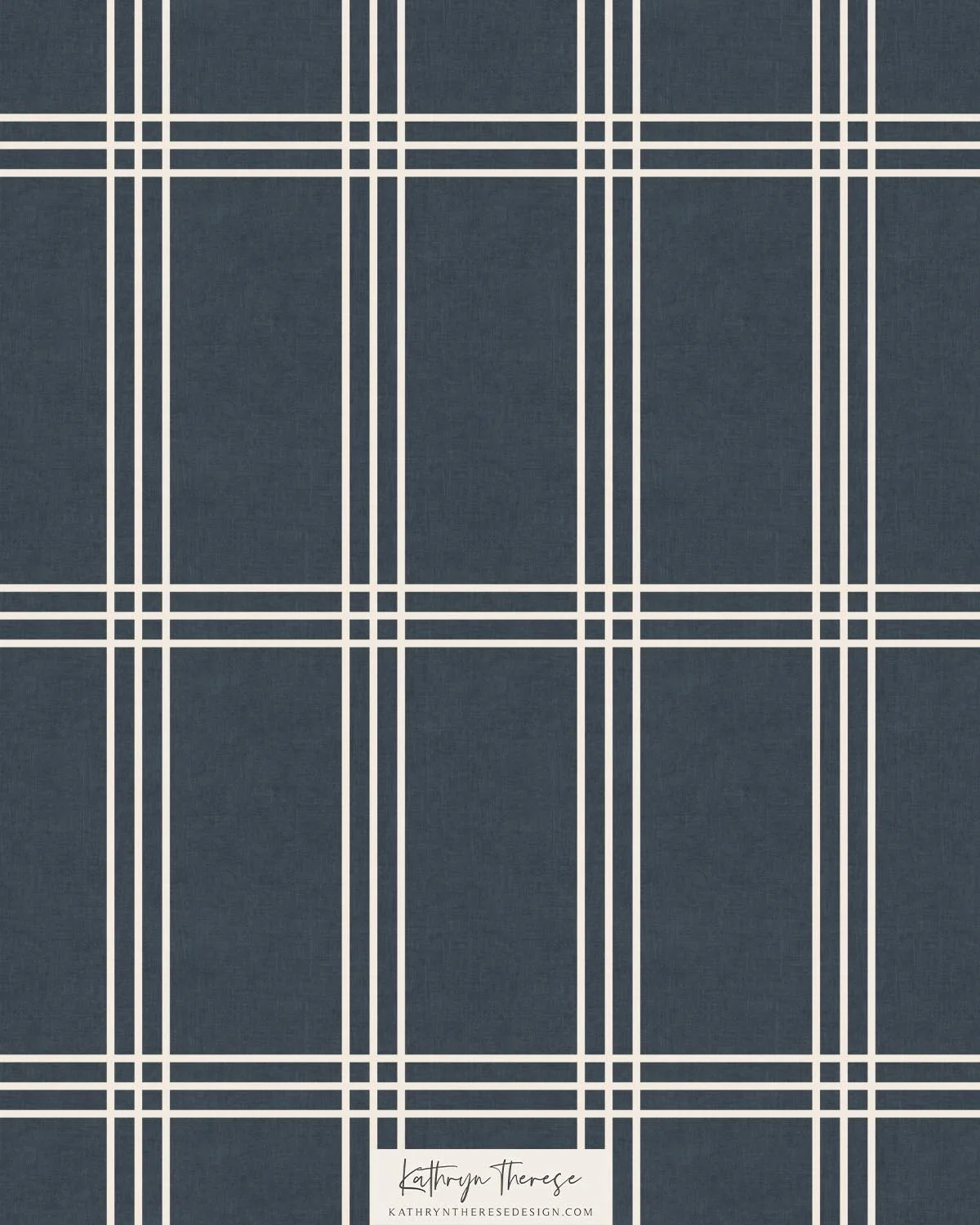 Hayes in Navy / Cream