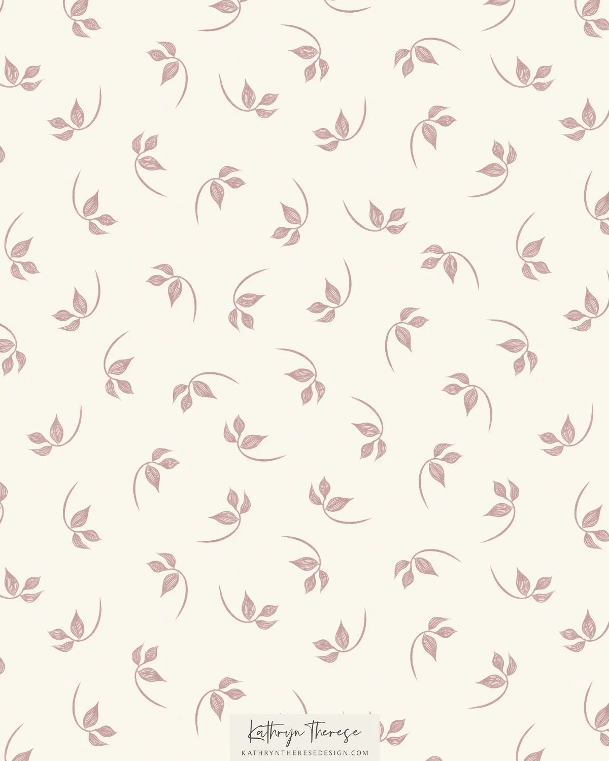Landie in Ivory / Dusty Rose