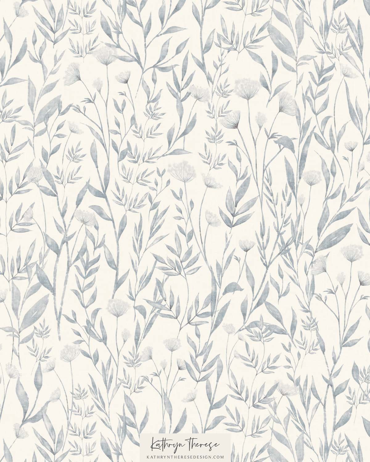 Briar in Cream / Dusty Blue