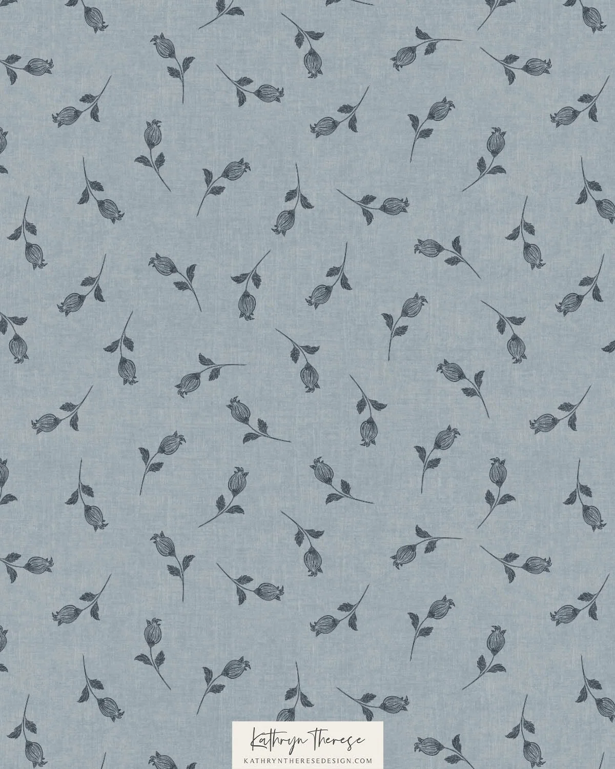 Nella in Tonal Dusty Blue