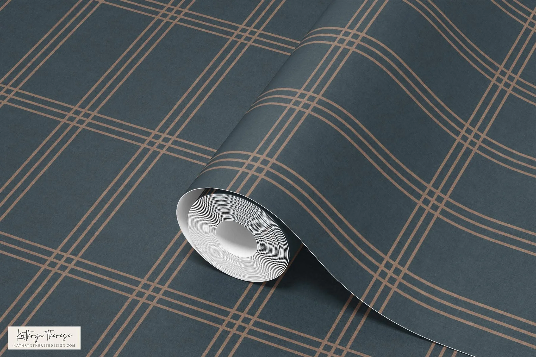 Classic Windowpane Plaid Pattern for Farmhouse &amp; Traditional Interiors