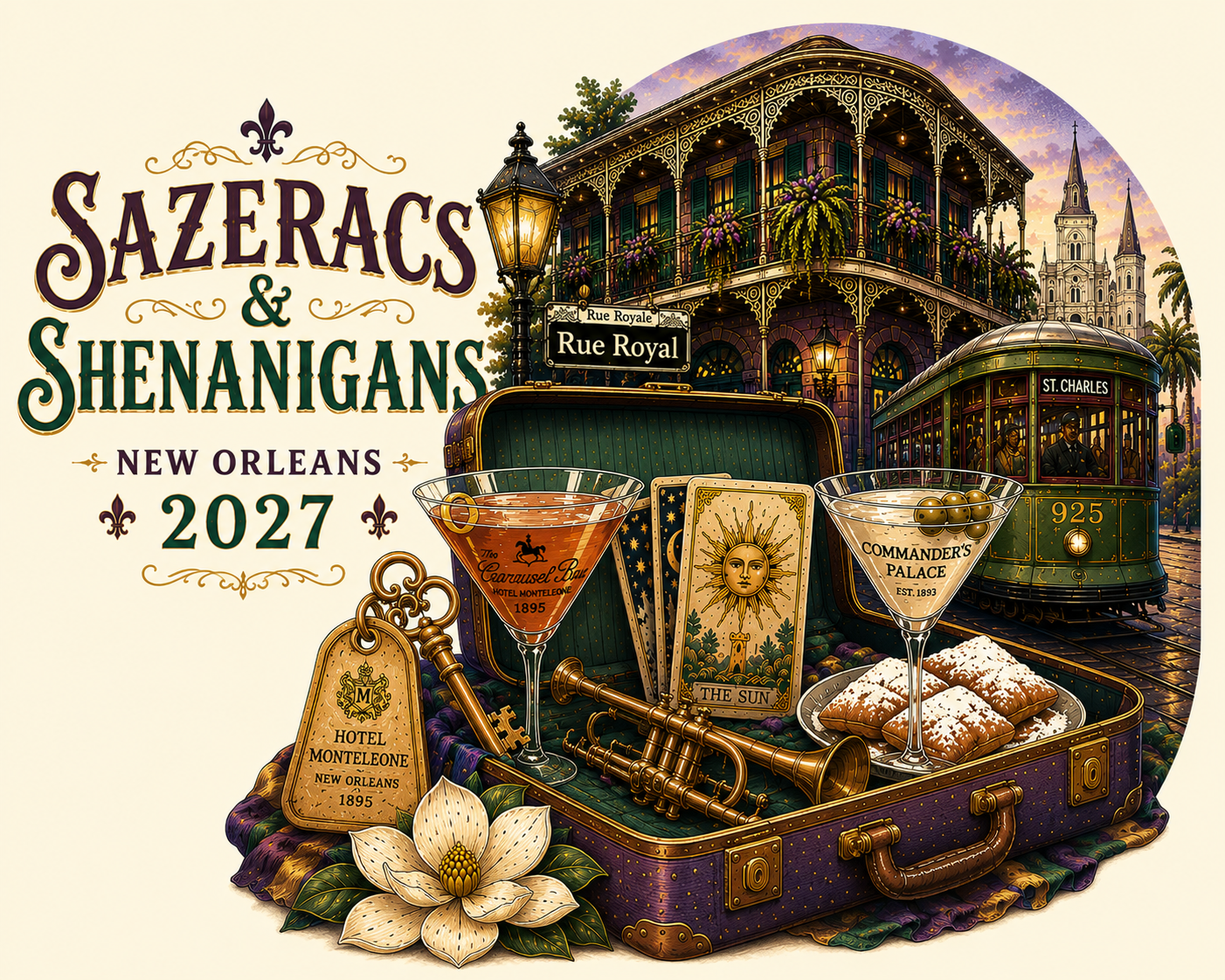 2027 New Orleans - Sazeracs &amp; Shenanigans
