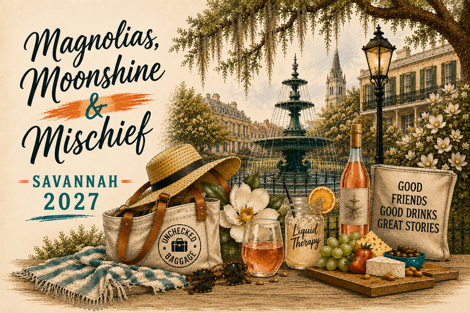 2027 Savannah - Magnolias, Moonshine and Mischief 