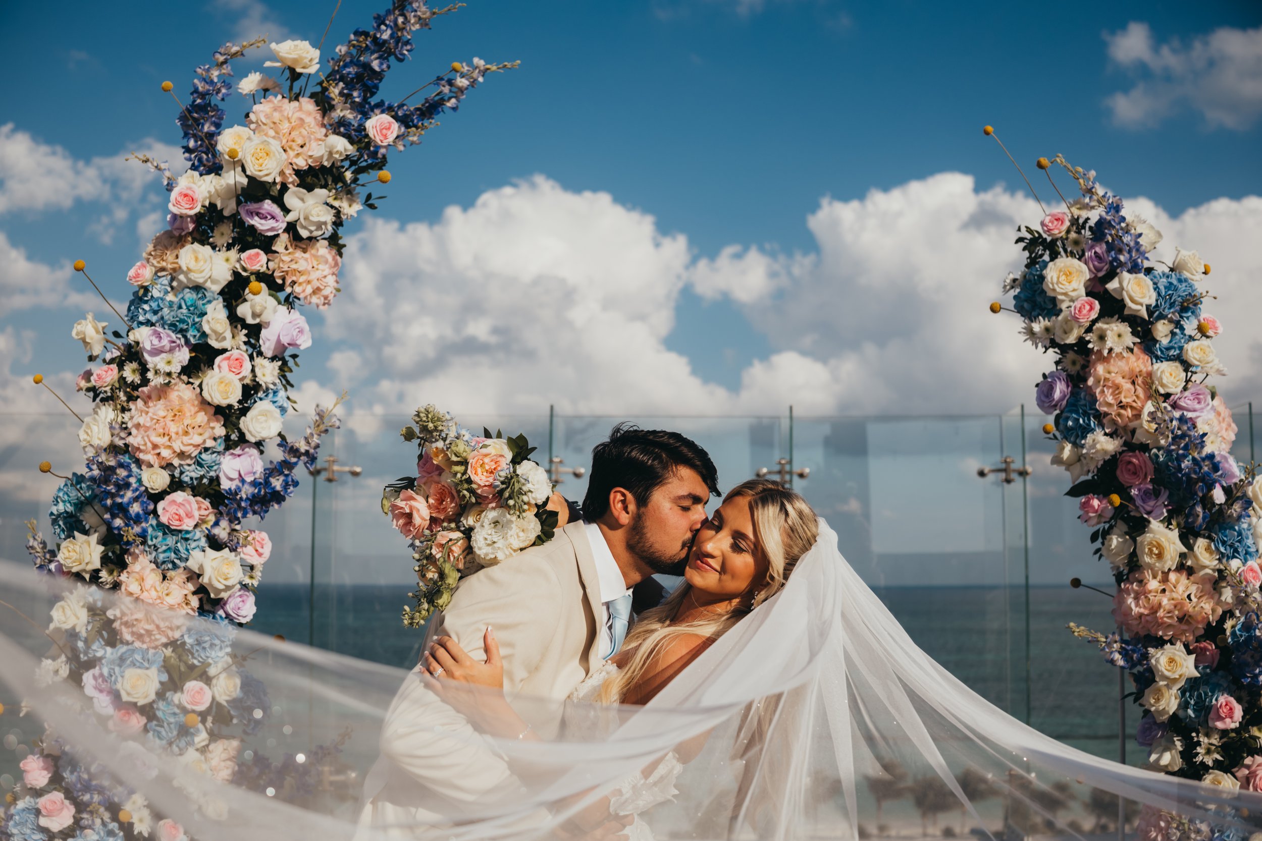 Ed & Kalley // Romantic Cancun Mexico Destination Wedding // Cancun Wedding Photographe