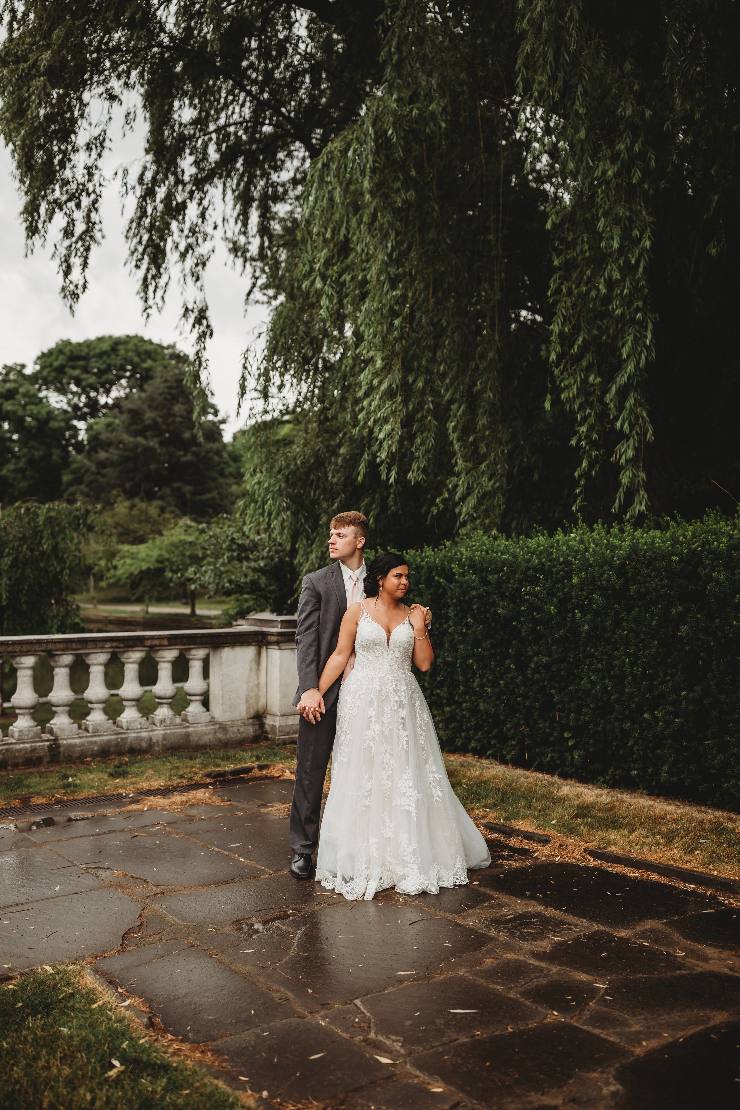 Ohio wedding photographer moody romantic
