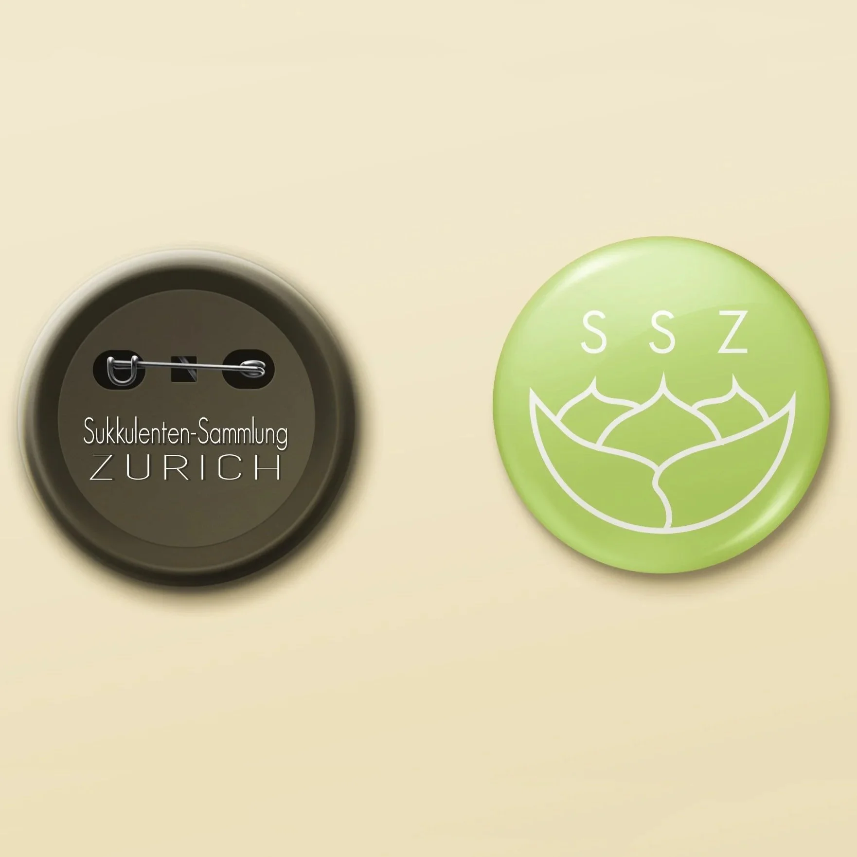 Zurich Succulent Museum Pin Merch