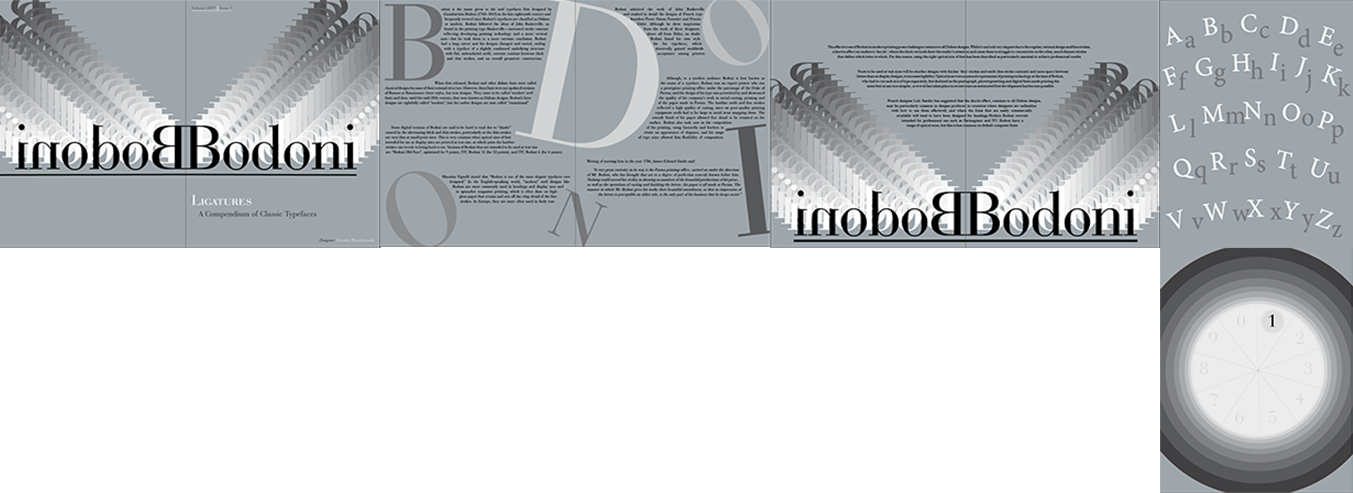 Typography Study: Bodoni