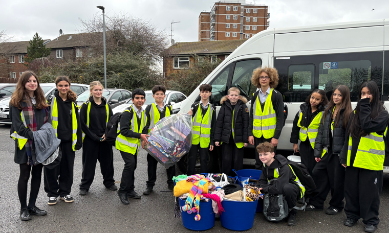 The Archer Academy and Finchley Foodbank raising funds and awareness