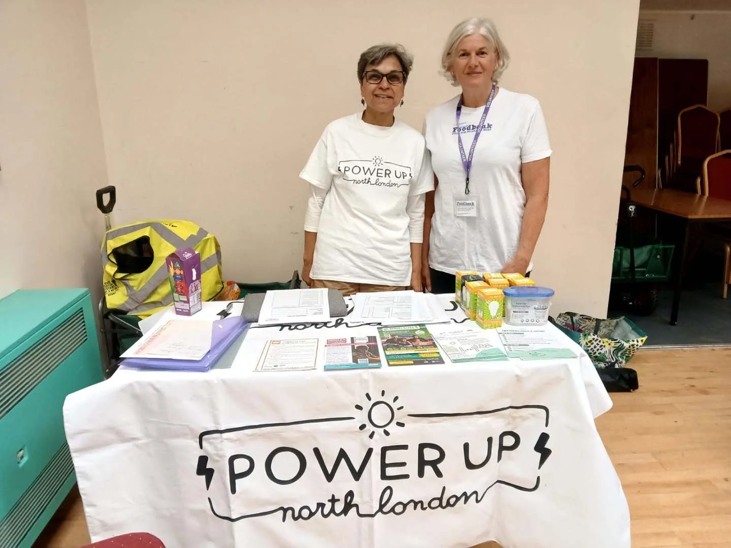 Finchley Foodbank partners with Power Up North London to provide free energy advice to people in need in Barnet