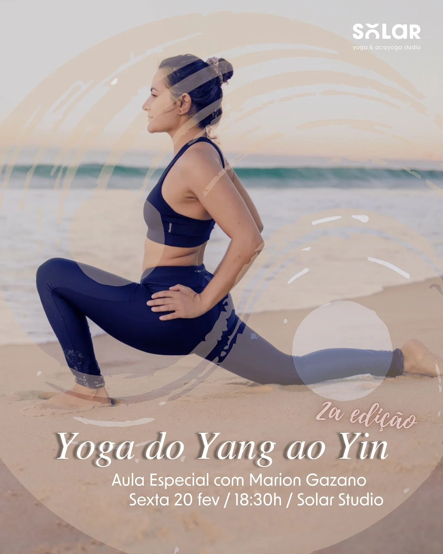 E vamos com nossa segunda edi&ccedil;&atilde;o do evento Yang to Yin no Solar 🌗✨☺️🙏

Uma jornada de 90 min que come&ccedil;a no movimento e termina na quietude.

🕡 18h30 - Vinyasa + Yin Yoga 🧘🏽&zwj;♀️
⚠️ Vagas limitadas 8 (restam s&oacute; 6)
📍