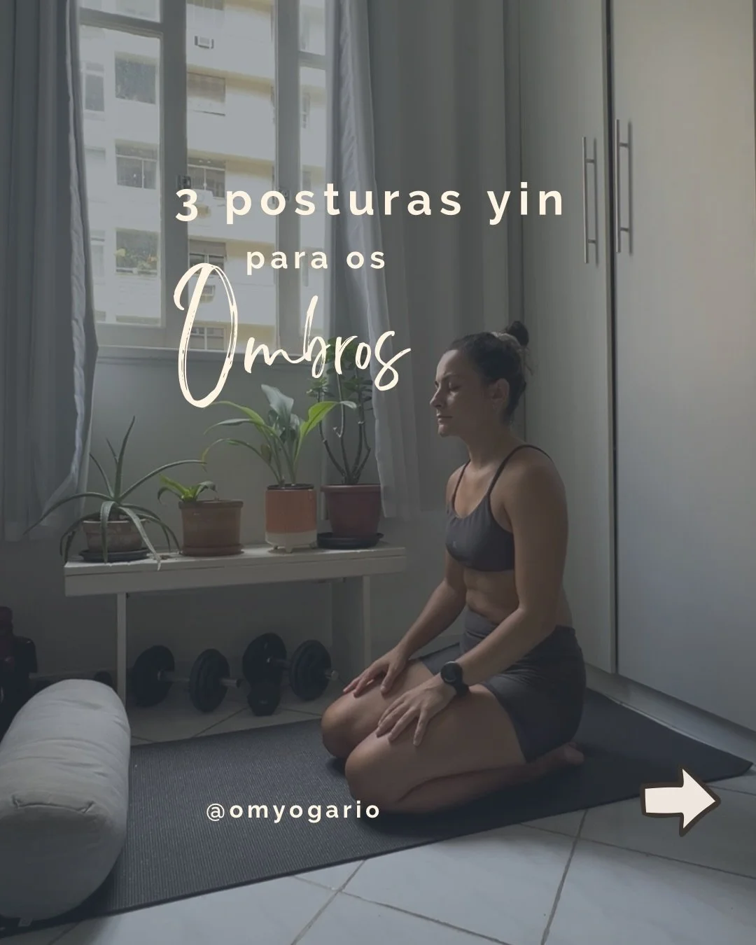 10 min de yin yoga para os ombros hoje ✨🧘🏽&zwj;♀️

Postura 1 : meia asa quebrada 
Postura 2 : postura da crian&ccedil;a modificada com cotovelos elevados
Postura 3 : bra&ccedil;os da postura da vaca 
Final : descanso &bull; integra&ccedil;&atilde;o