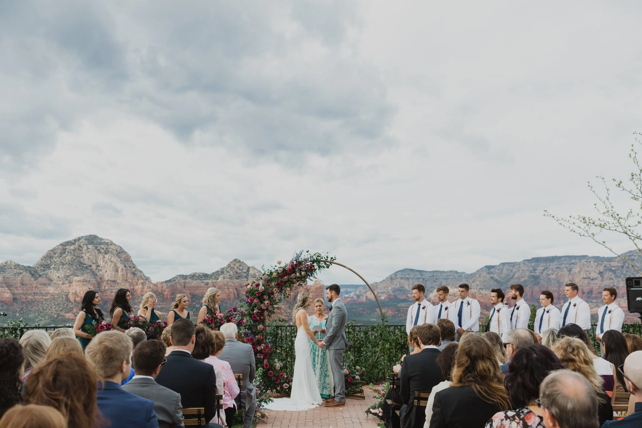 Sarah + Aaron's Celestial Sedona Wedding