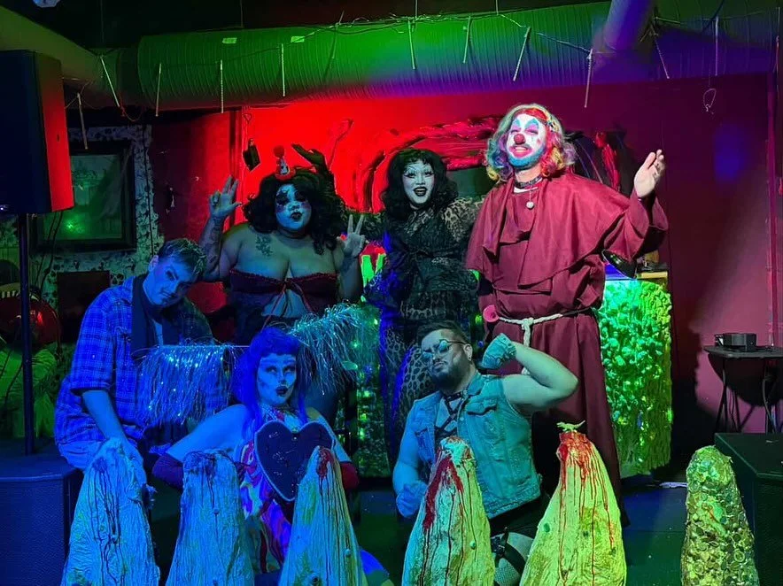 Thanks to everyone who came to Grapefruit's Deathday Party last night! Great performances, silly nonsense, everything i want from a clown show. 

@kikicrimi 
@msalexapro 
@mayi.tutchem 
@magnus.cum.laude 
@cerezablaque 
@monsterzincofficial