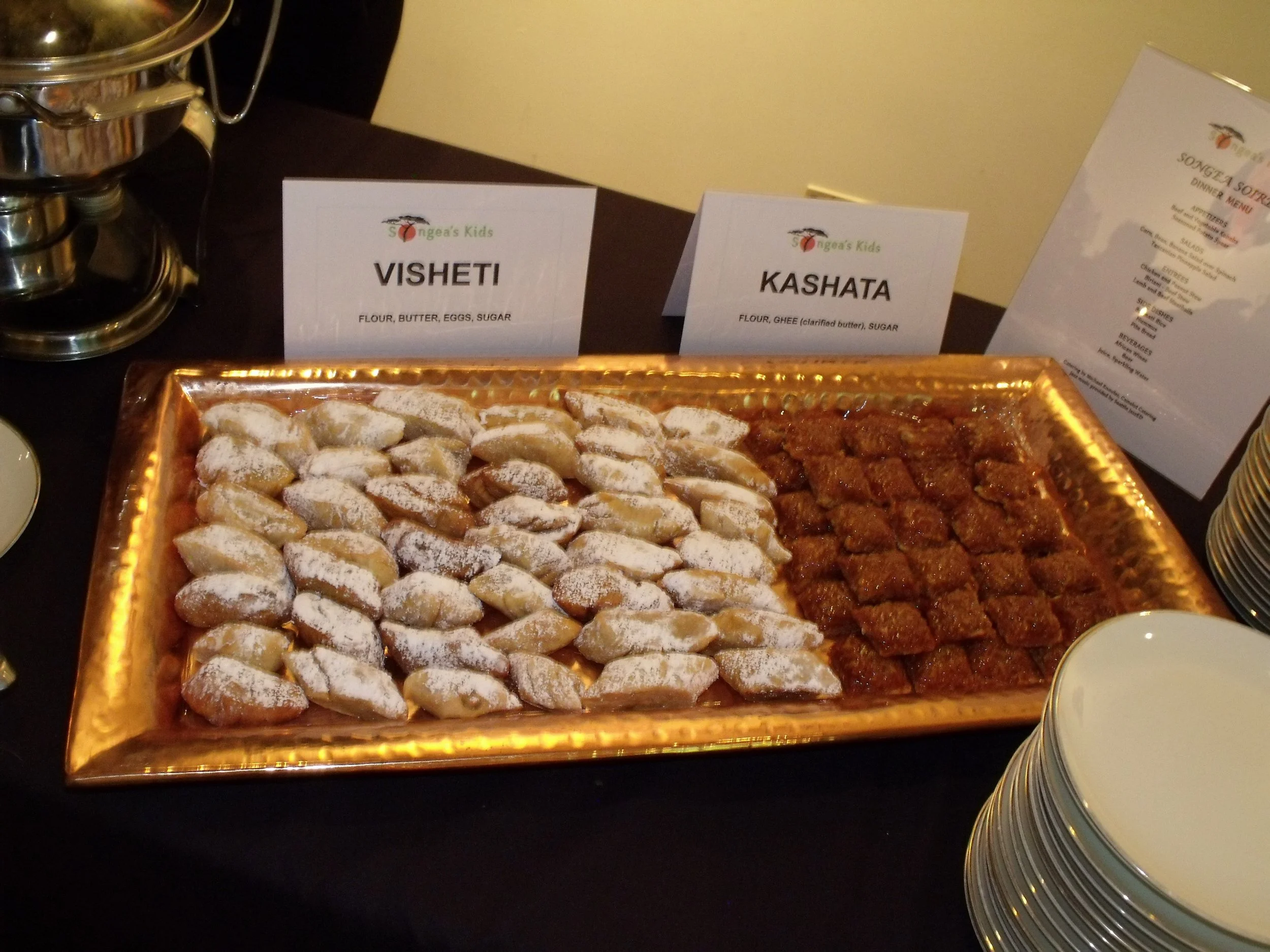 Traditional Indian Sweets Visheti and Kashata