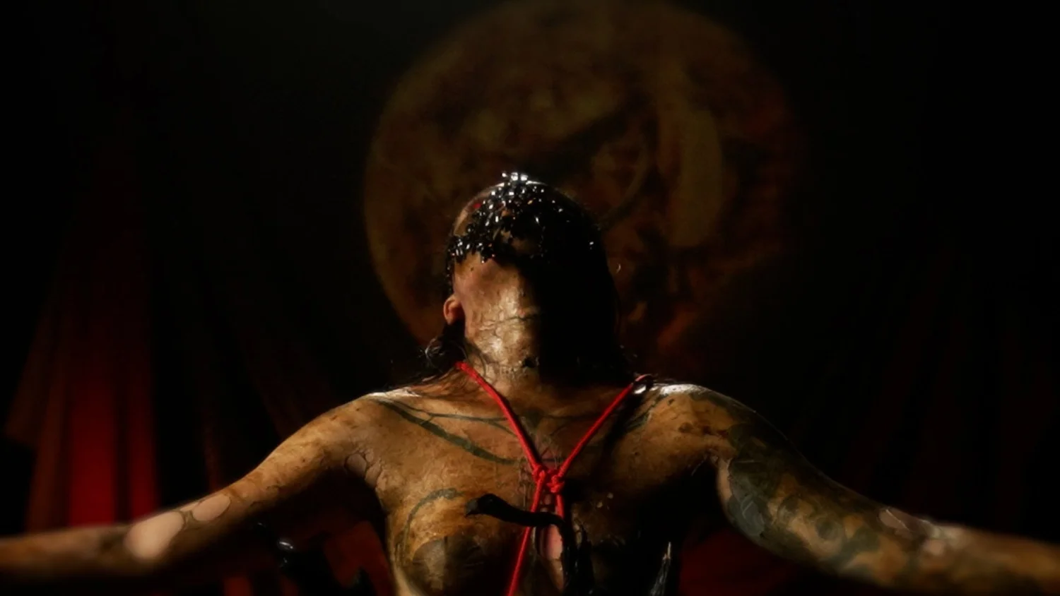 Symbiogenesis — Fungi Shibari performance, mycelial bodies — shibari performance by MAVRA (Luiza Jesus do Prado), photo 2