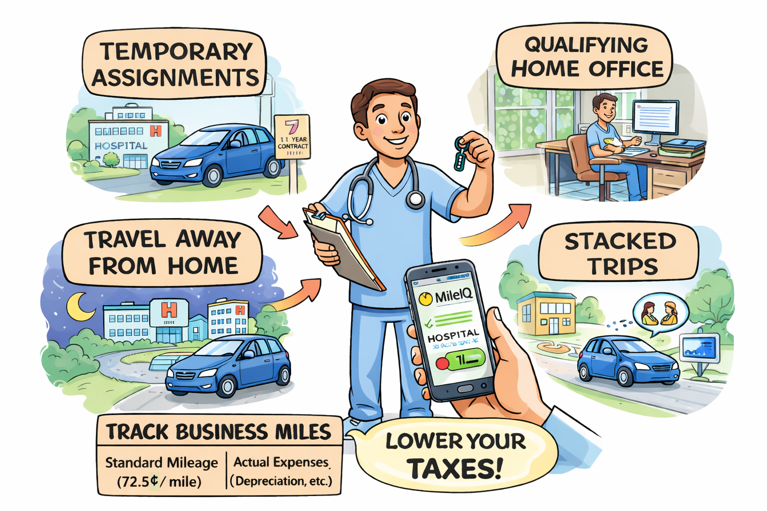 Is That Drive Deductible? The Rules Every 1099 Physician Should Know