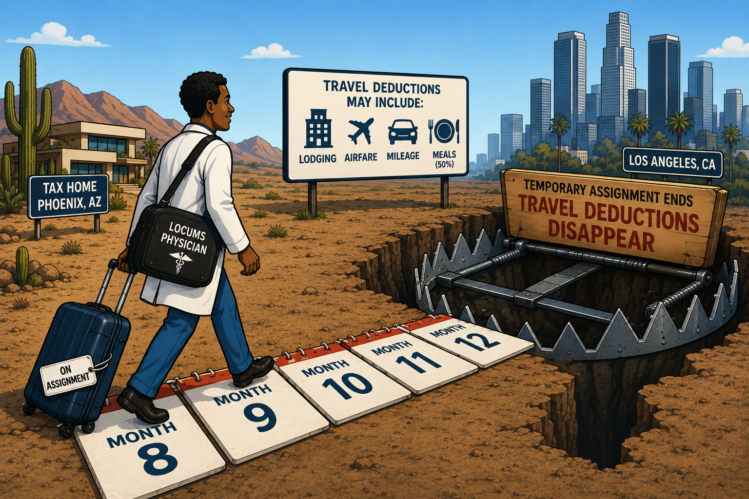 The 12-Month Tax Trap: When a Locums Assignment Stops Being Temporary