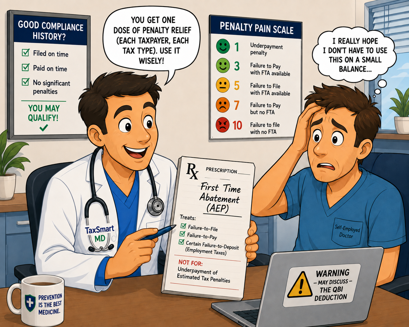 First Time Abatement Is Changing: What Doctors Should Know