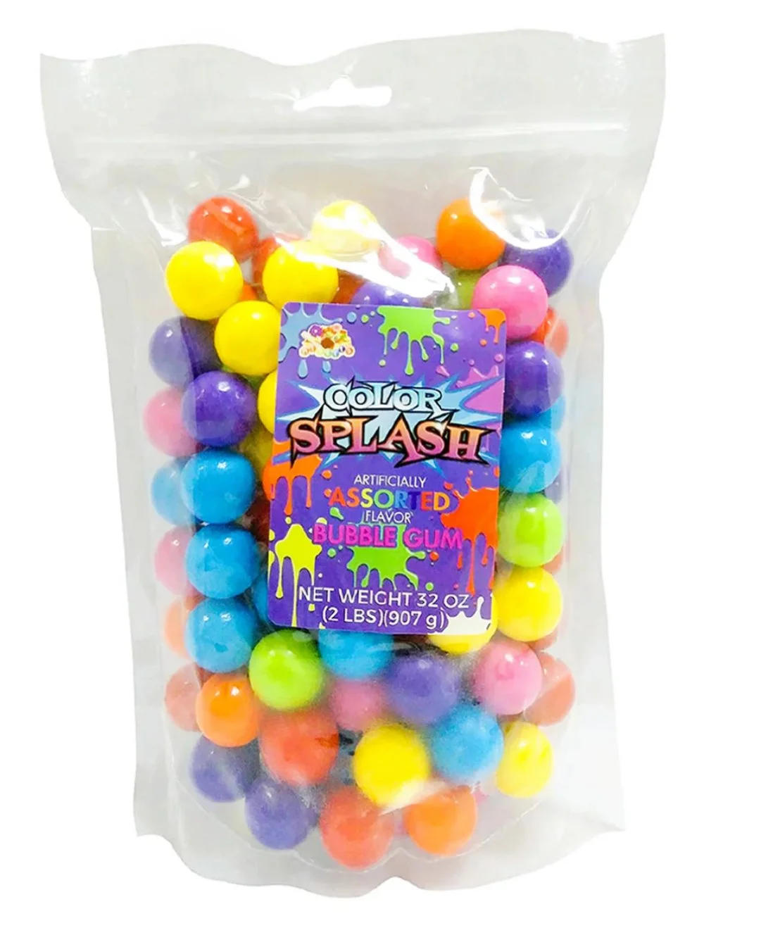 Splash Assorted Gumballs (1”) – 2 lb Bag