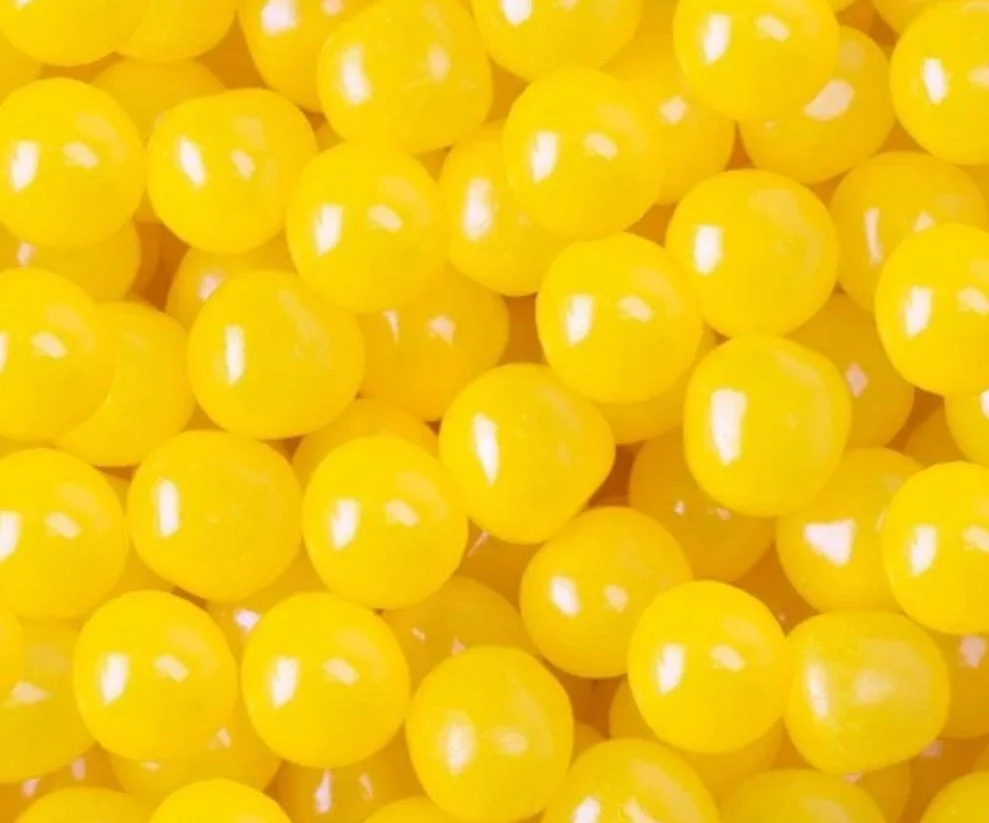 Lemon Chewy Sour Balls - 5lb Bag