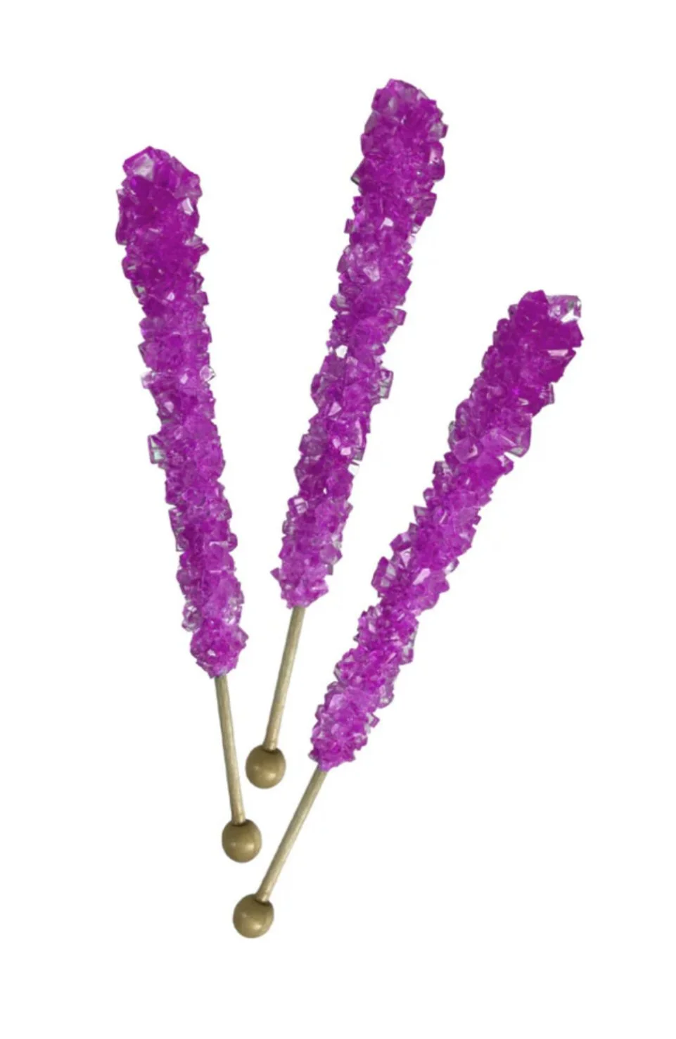 Espeez Old Fashioned Lavender Rock Candy Sticks – 18 Count Box