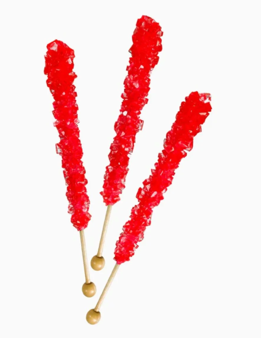 Espeez Old Fashioned Red Rock Candy Sticks – 18 Count Box