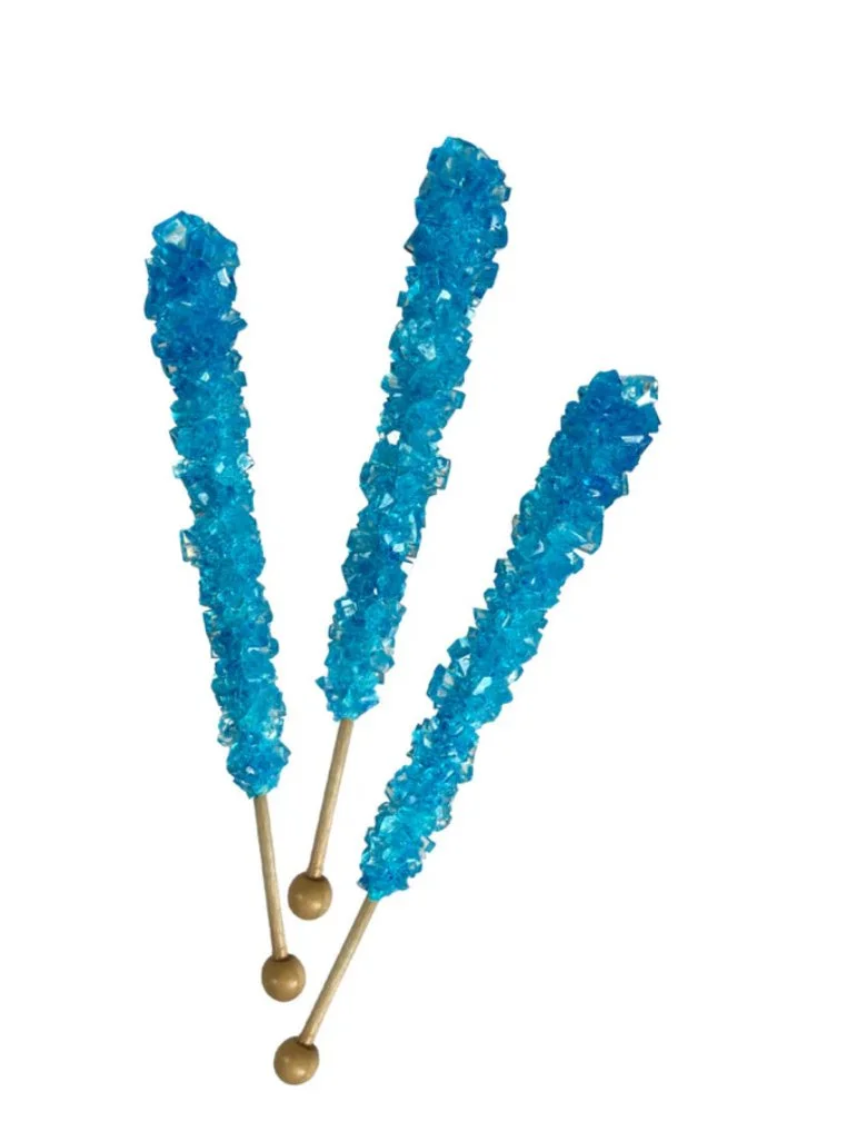 Espeez Old Fashioned Blue Raspberry Rock Candy Sticks – 18 Count Boxing