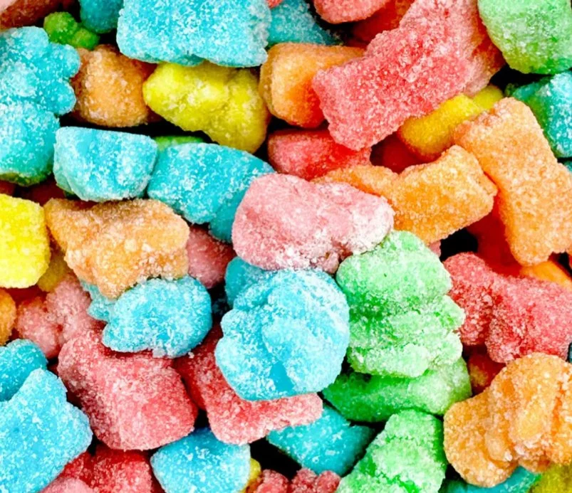 Jovy Bright Neon Gummy Bears - 5lb bag