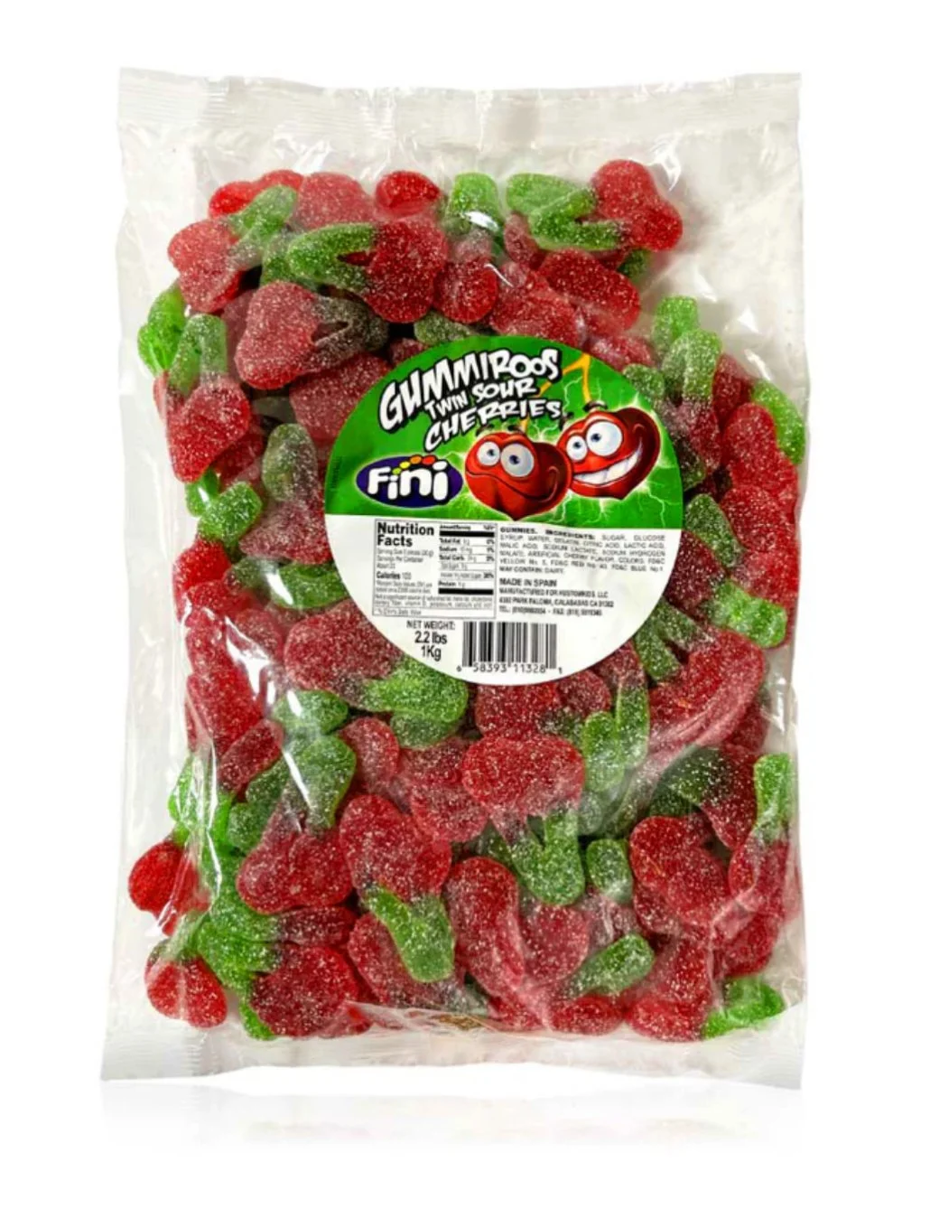 Kustomkids Twin Sour Cherries – 2lb Bag