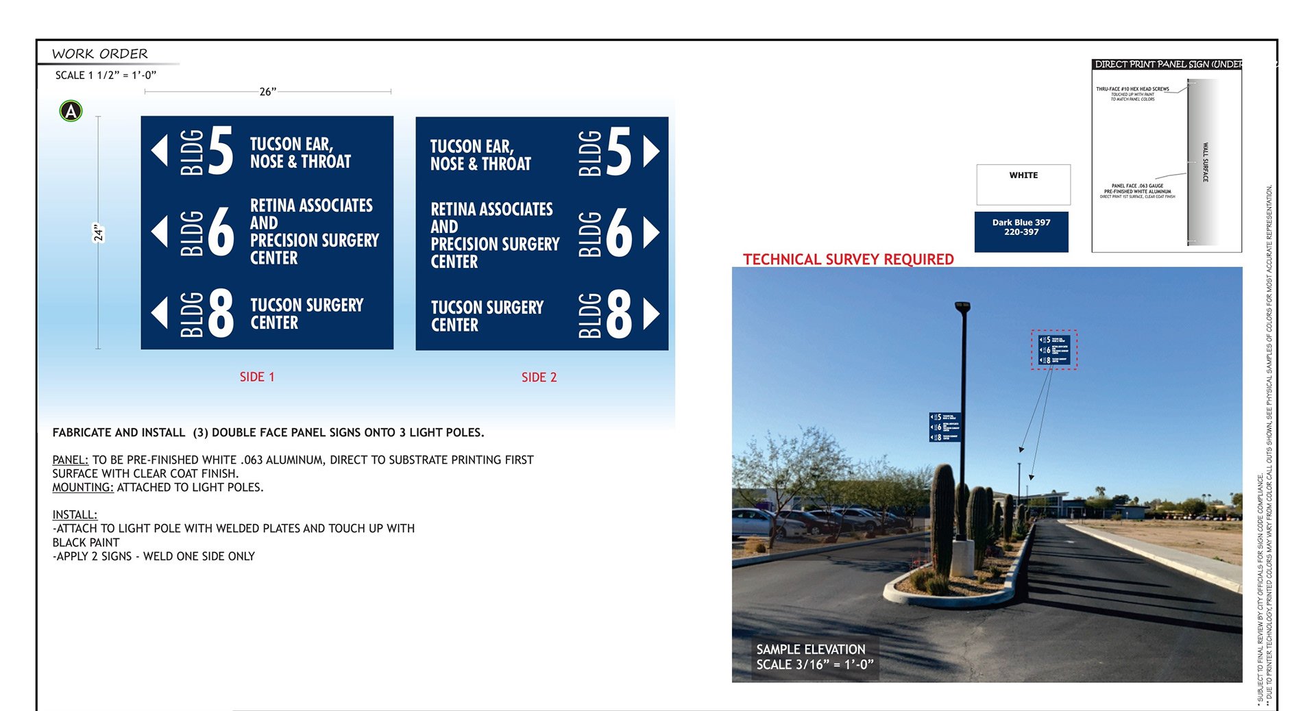 PICOR Directional Signs