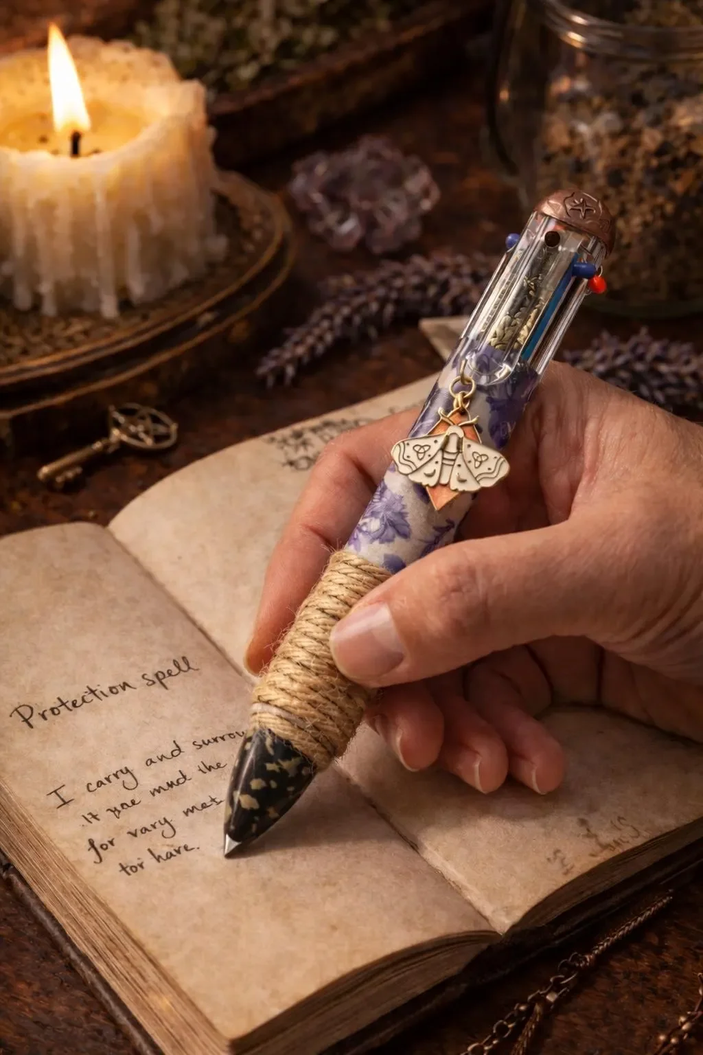 Oracle Manifestation Pen — Sealed Ritual Writing Instrument