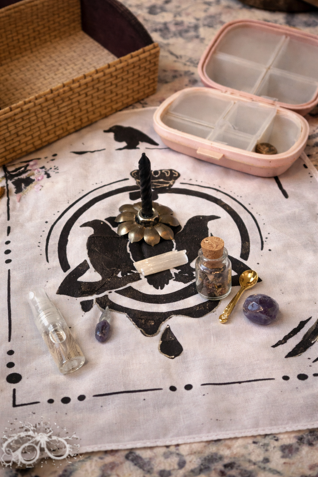 Traveling Altar Set – Fully Stocked Ritual Kit