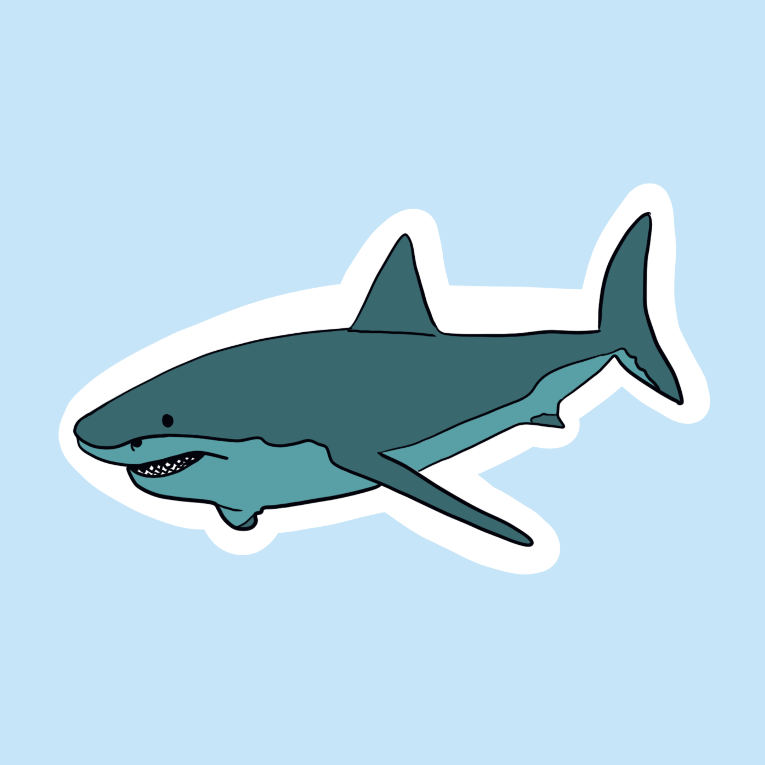 Shark Sticker