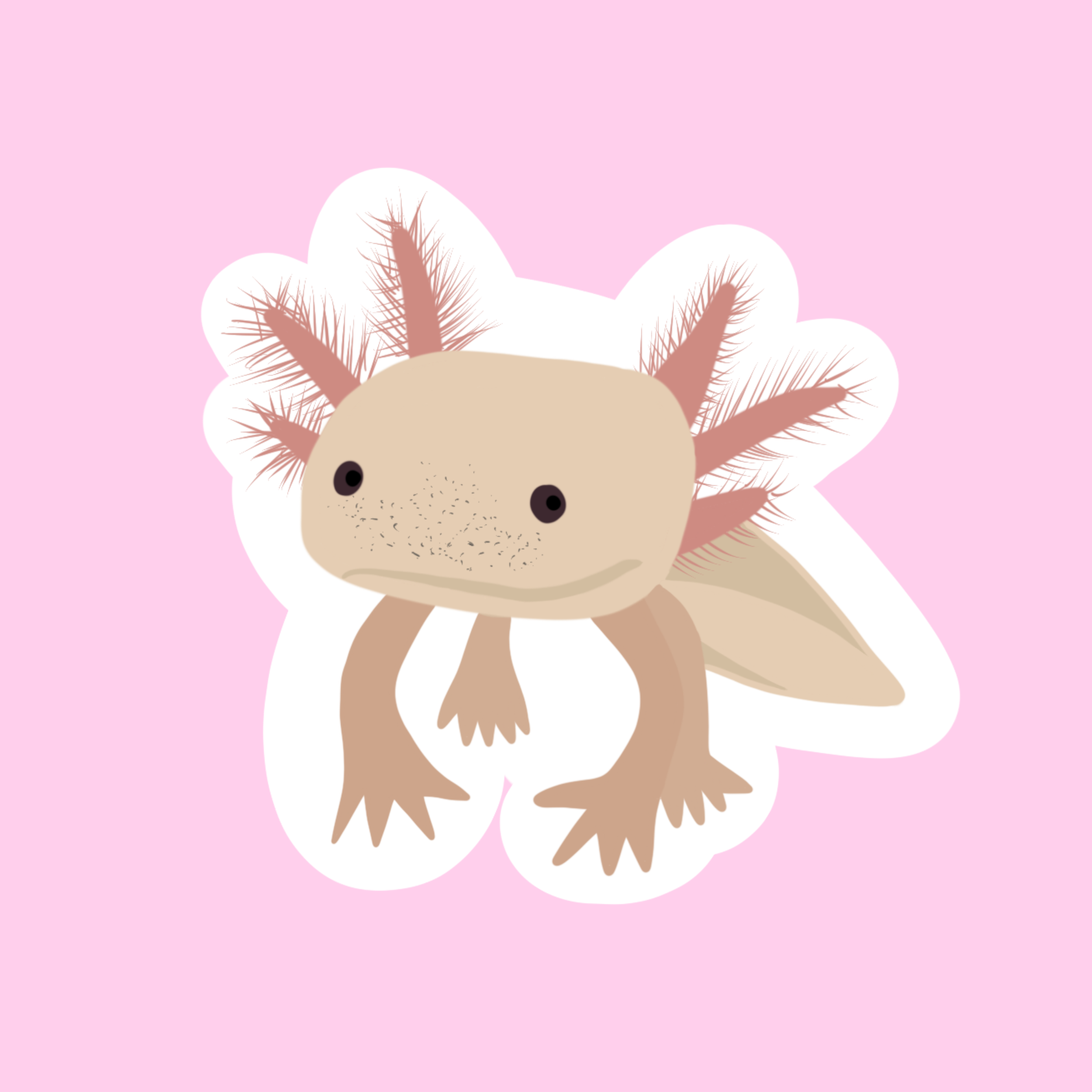 Axolotl Sticker- Aiko
