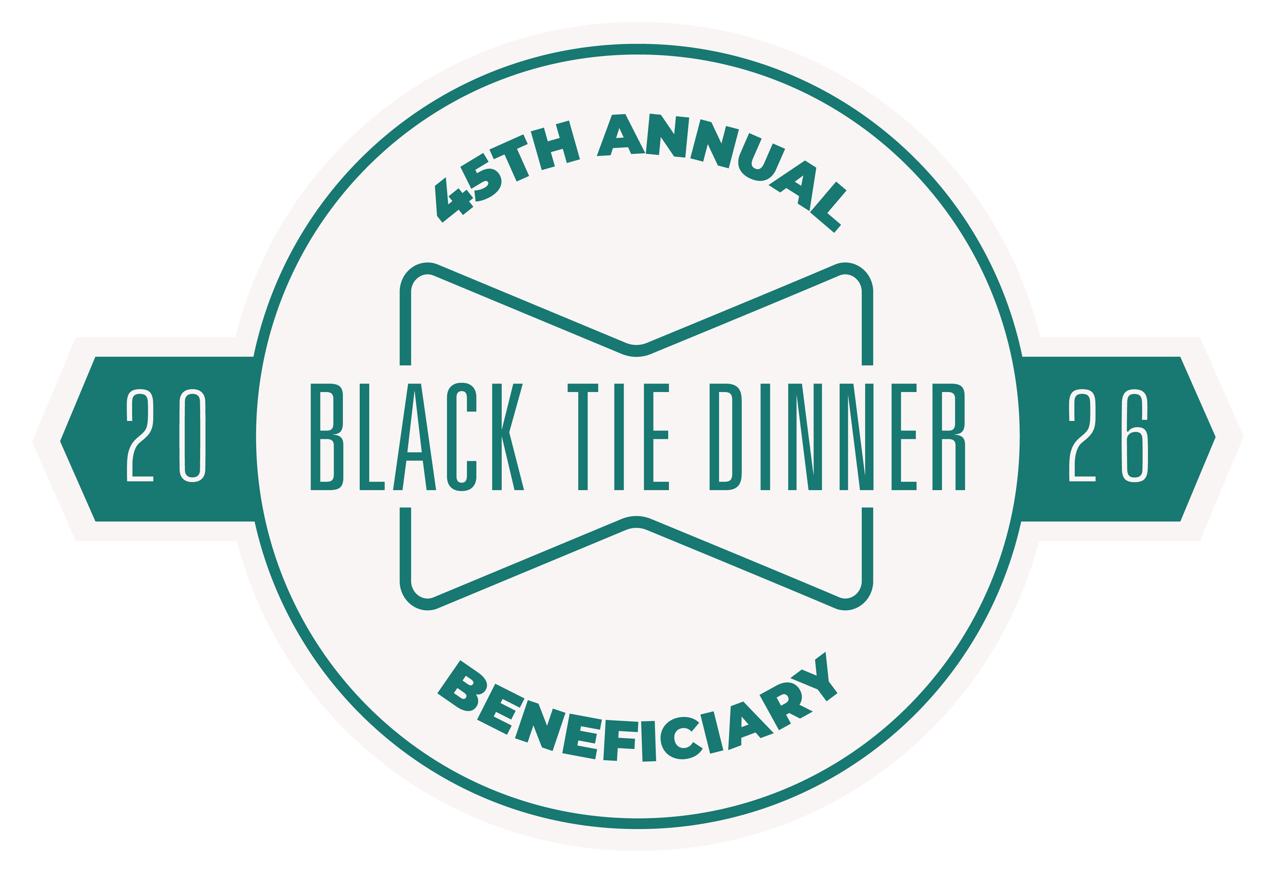 A picture of a badge showing Truth Pregnancy Resource Center as a 2026 Black Tie Dinner Beneficiary.