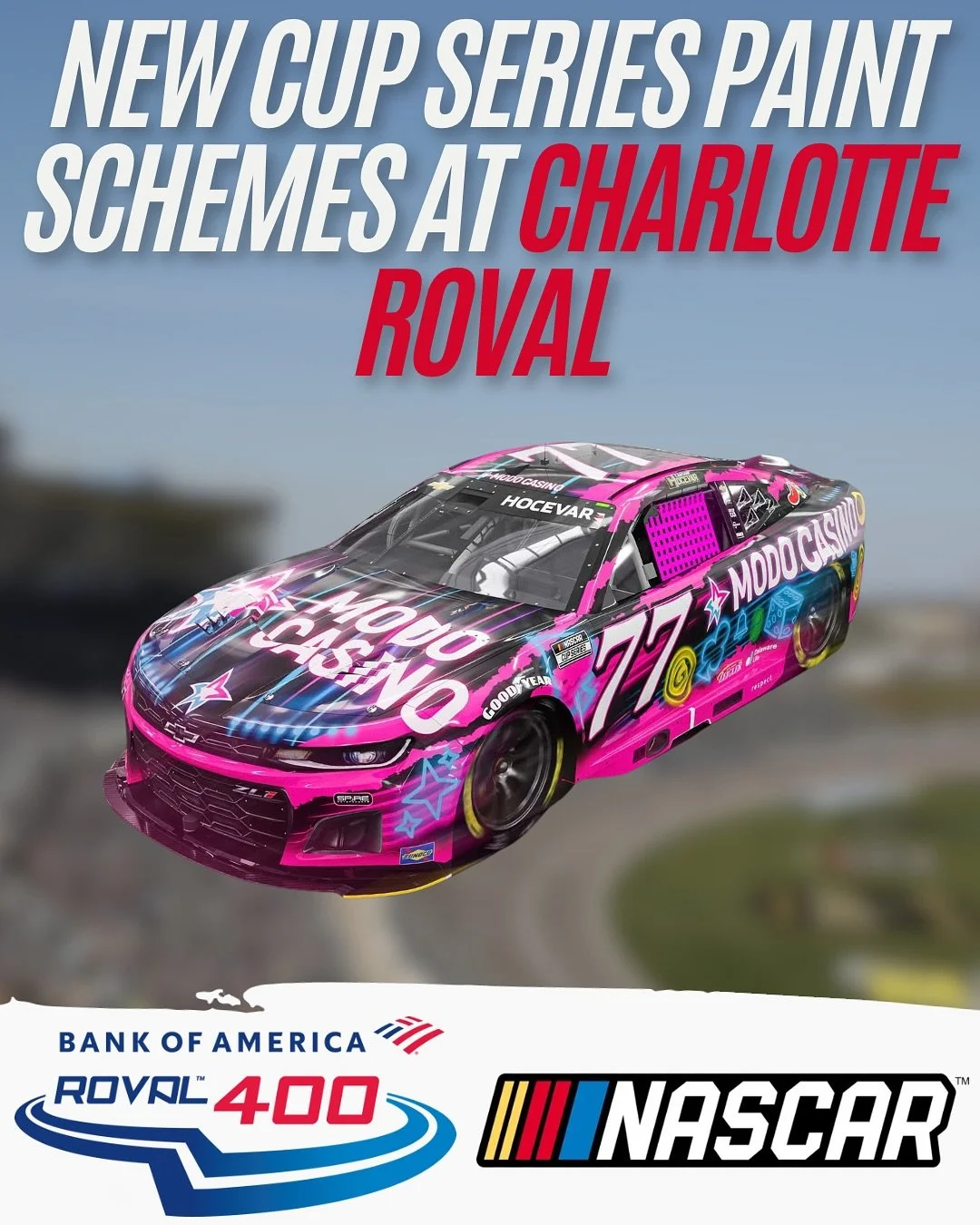 Back at Charlotte for the playoff cut off race!
A few new schemes this weekend. 

CandCThreads.com

#nascar #charlotte #playoffs #newschemes