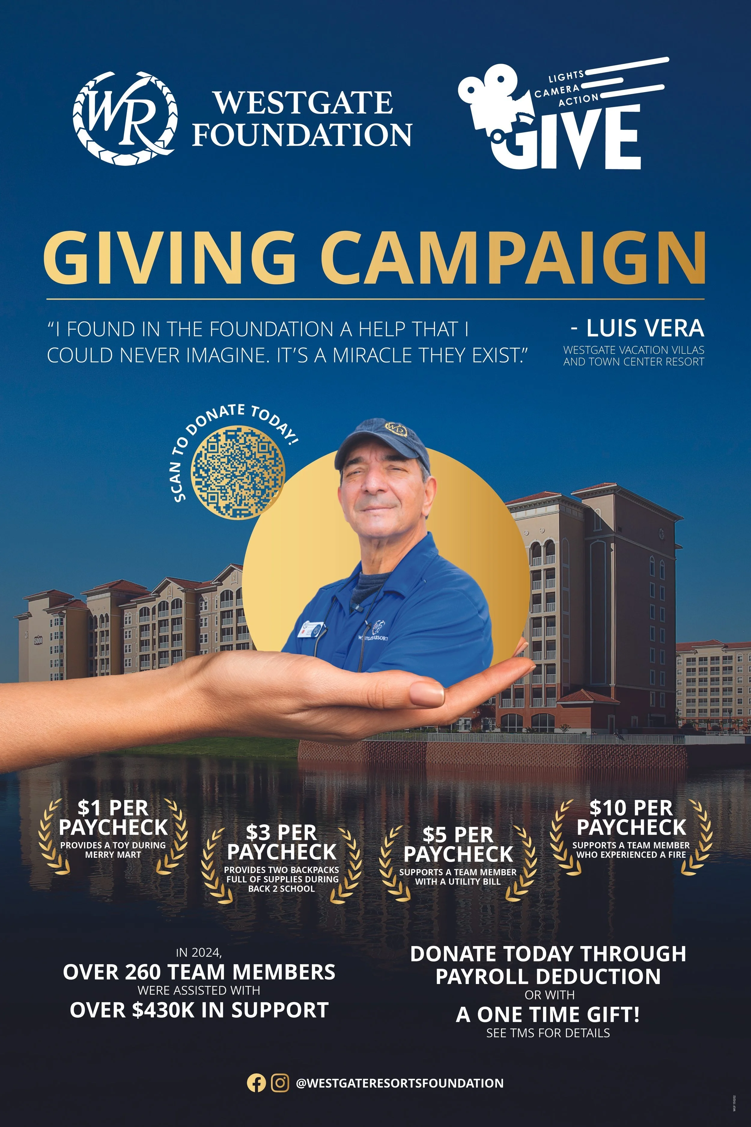 Poster | Displayed at resort and corporate locations