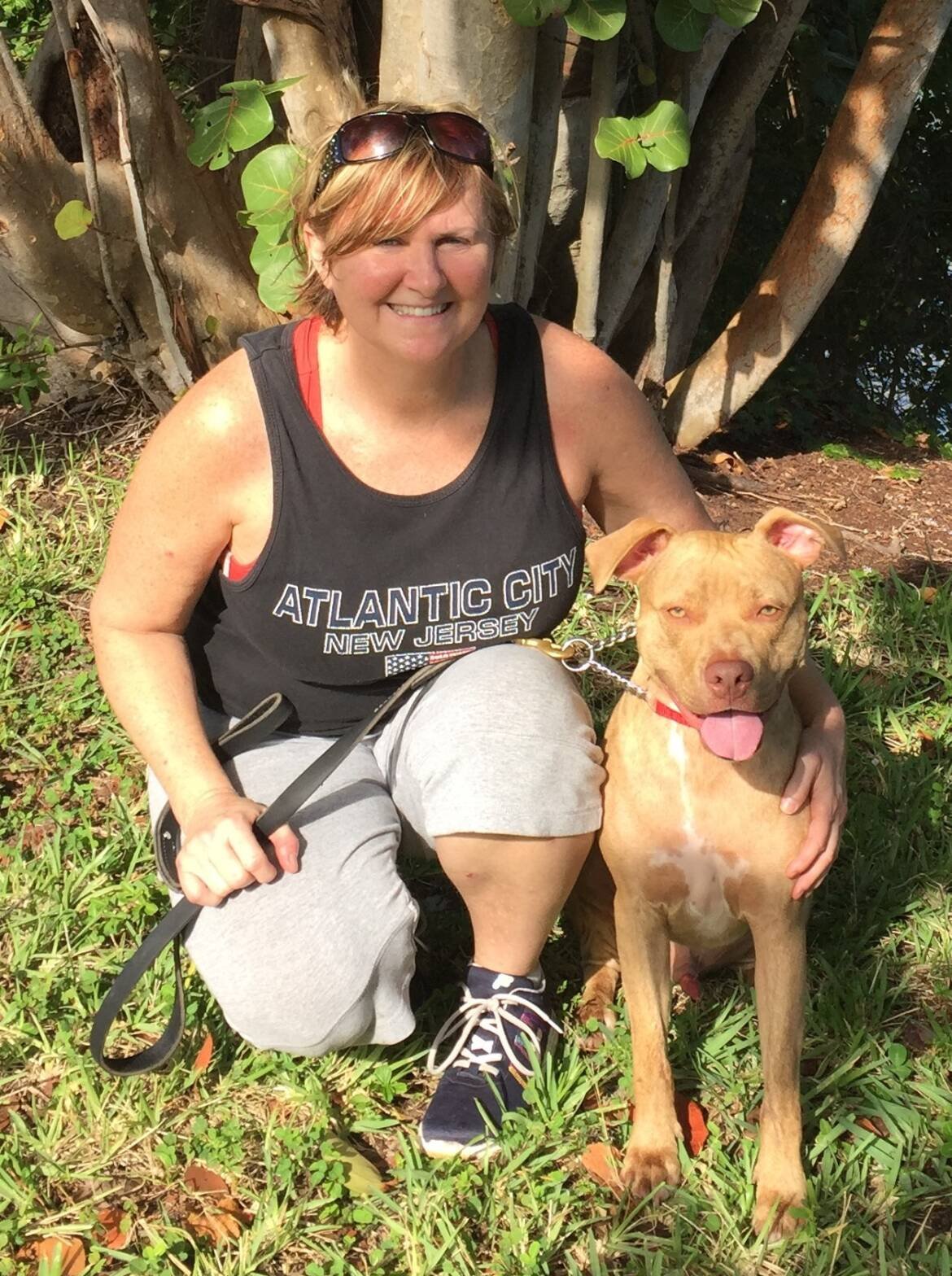 Cooper, Light Mobility Support Service Dog with his handler Denise.
