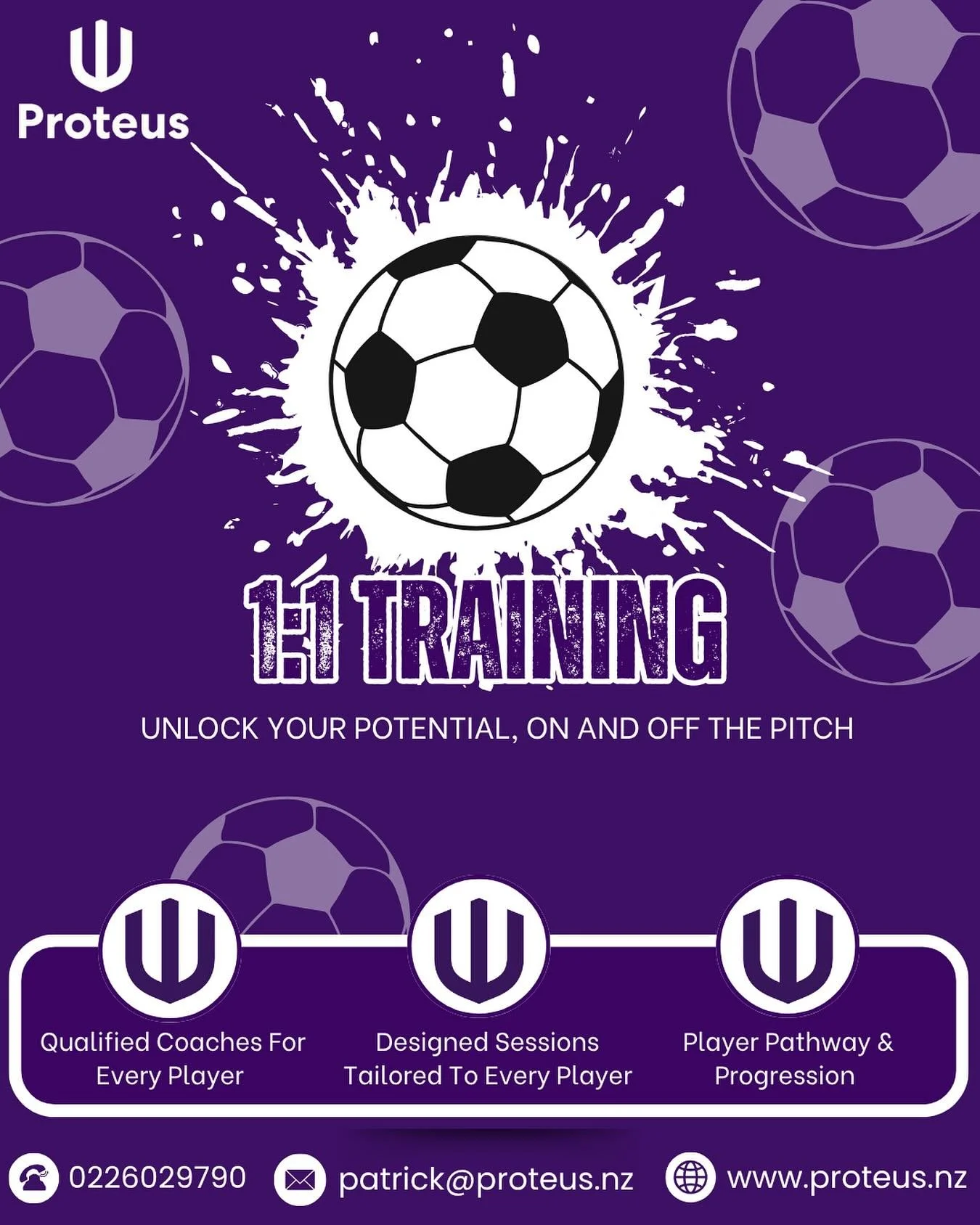 Want to take your game to the NEXT LEVEL? 

✅ Personalised drills to sharpen your technical skills
✅ Feedback that helps you improve your game
✅ Confidence to perform under pressure
✅ Game-specific training designed for YOUR position

These sessions 