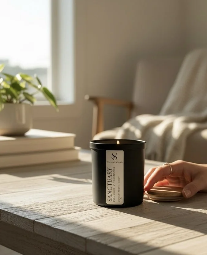 Sanctuary - Palo Santo & Sandalwood Candle