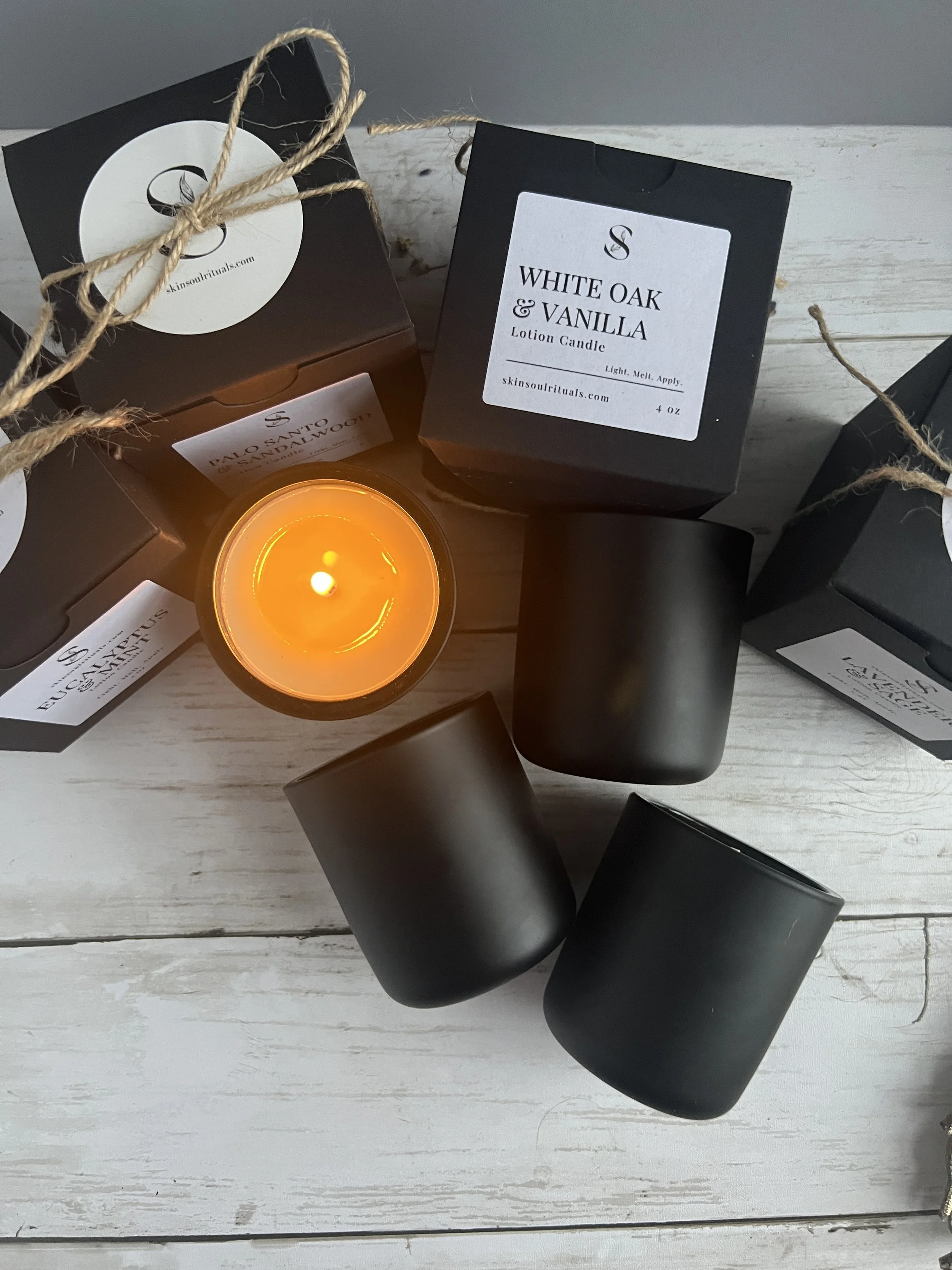 White Oak & Vanilla Lotion Candle