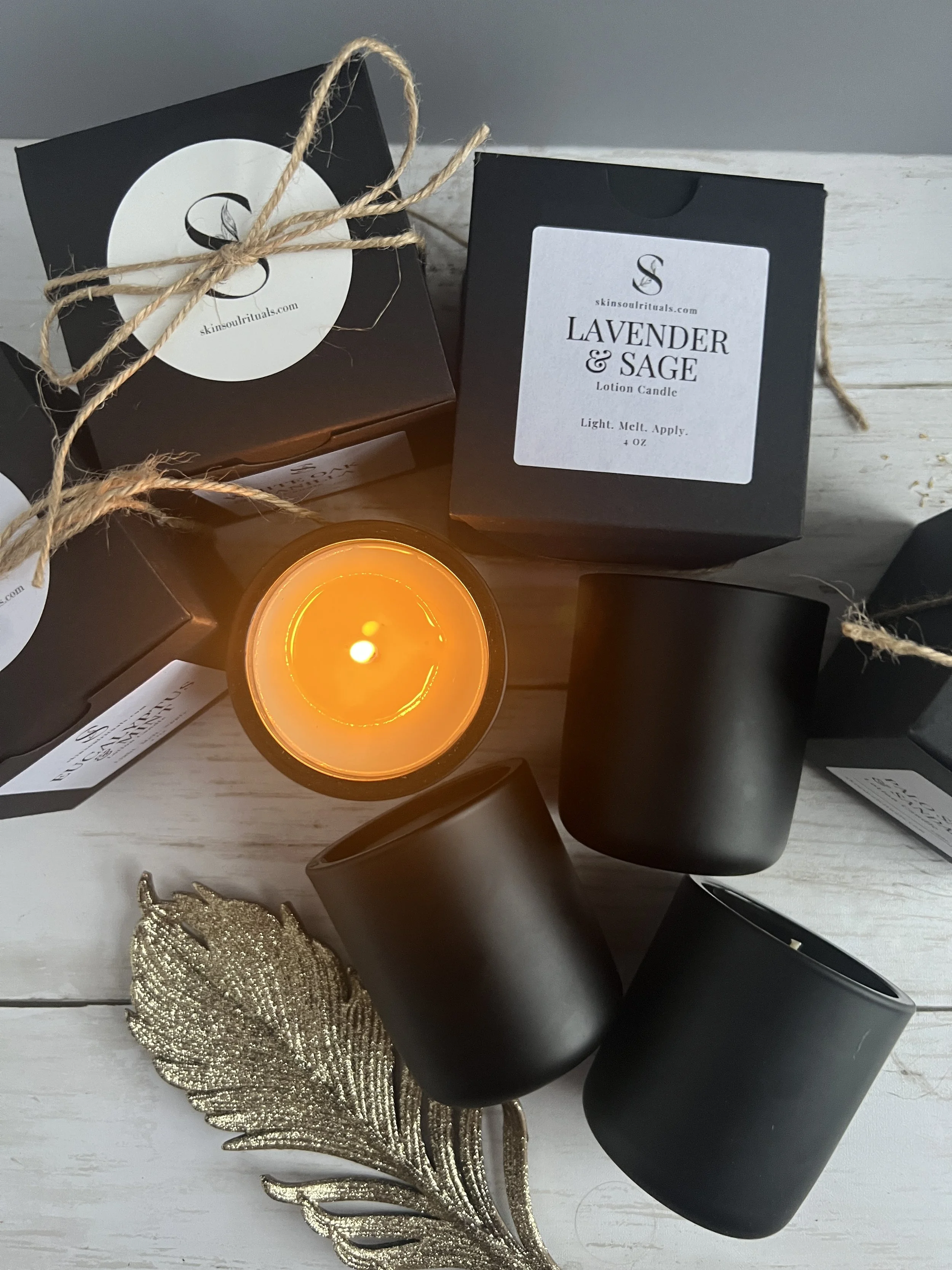 Lavender & Sage Lotion Candle