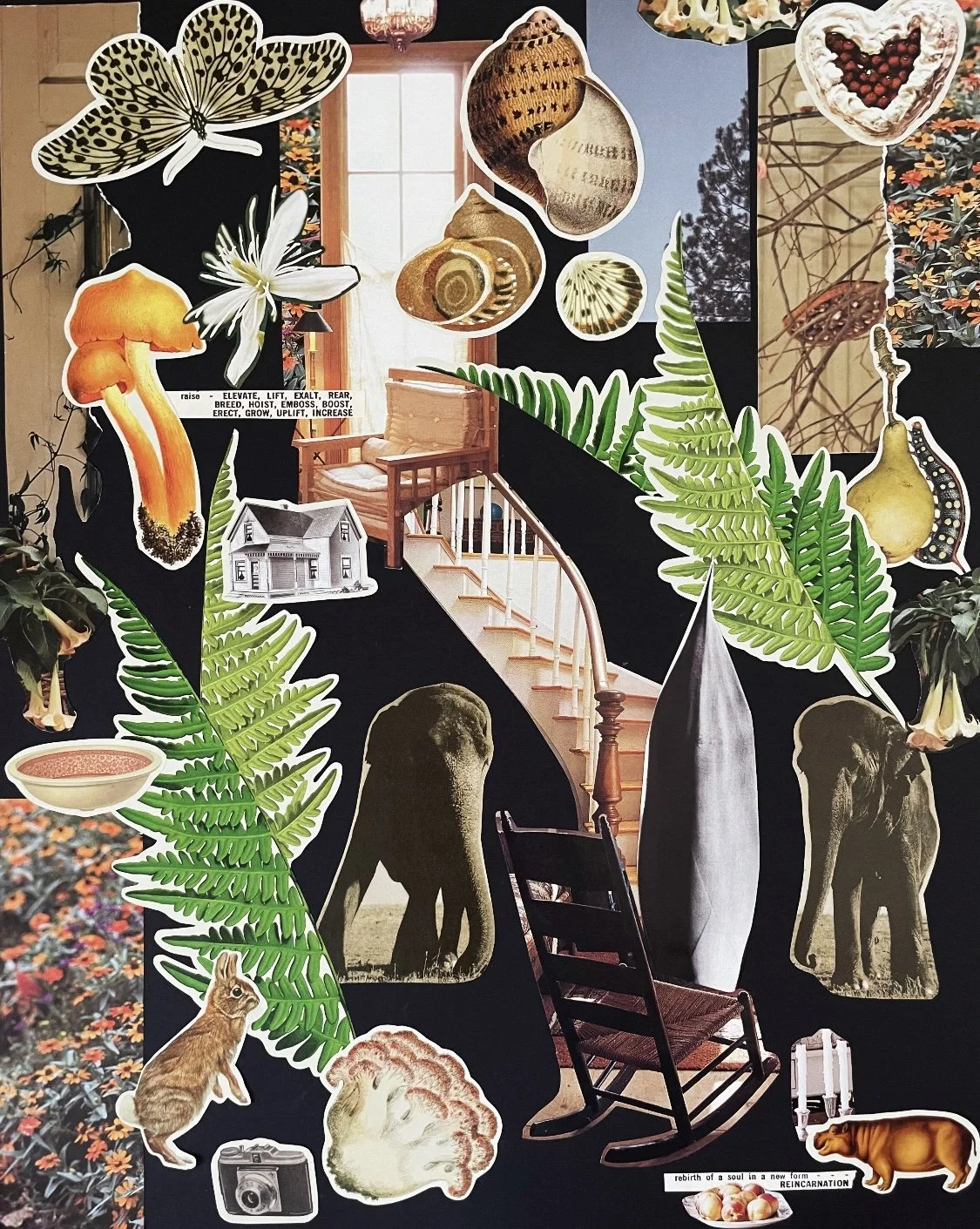 "The Grandmothers Are Here" Collage, 2026