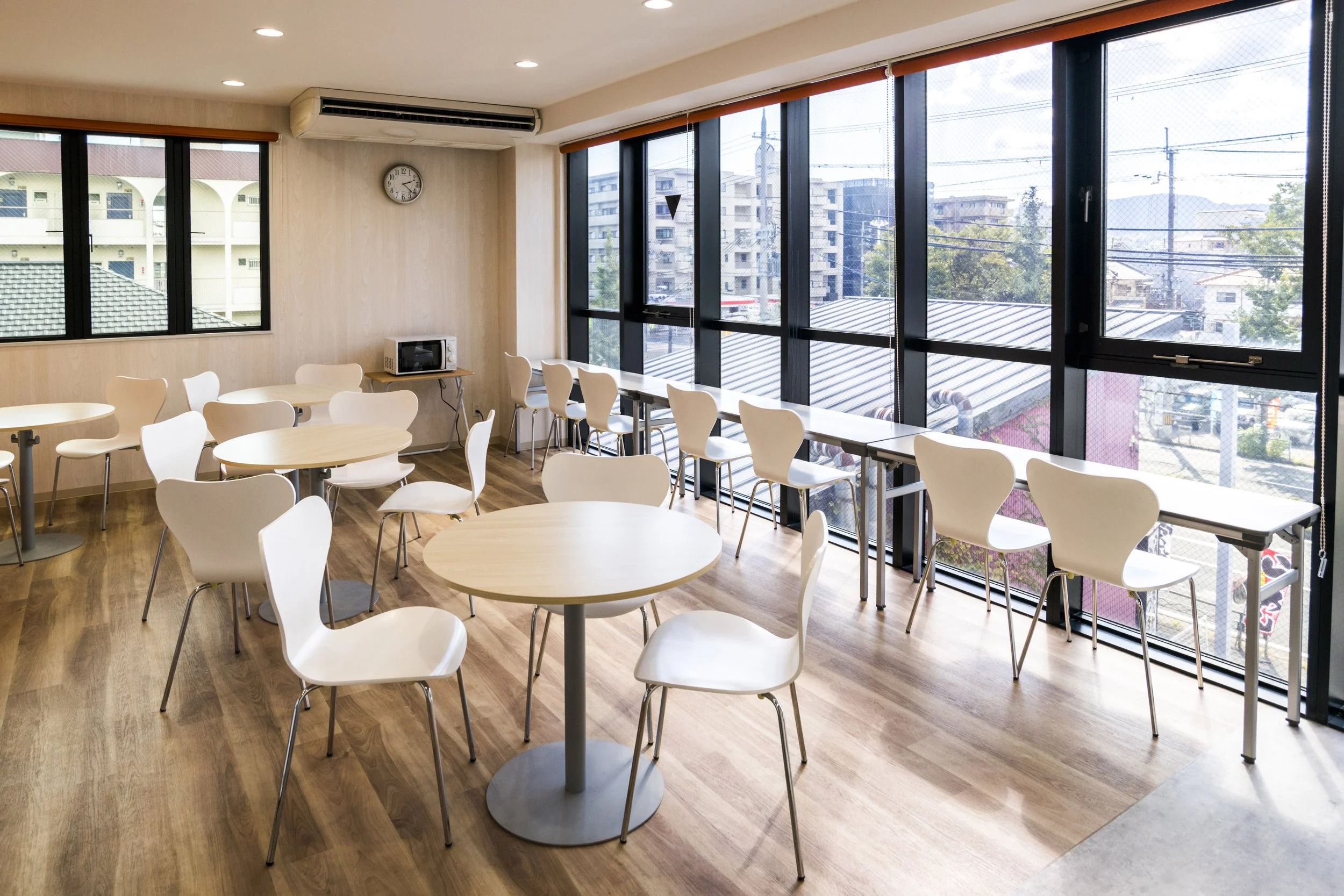 Kyoto Minsai Japanese Language School Saiin Campus Cafeteria area