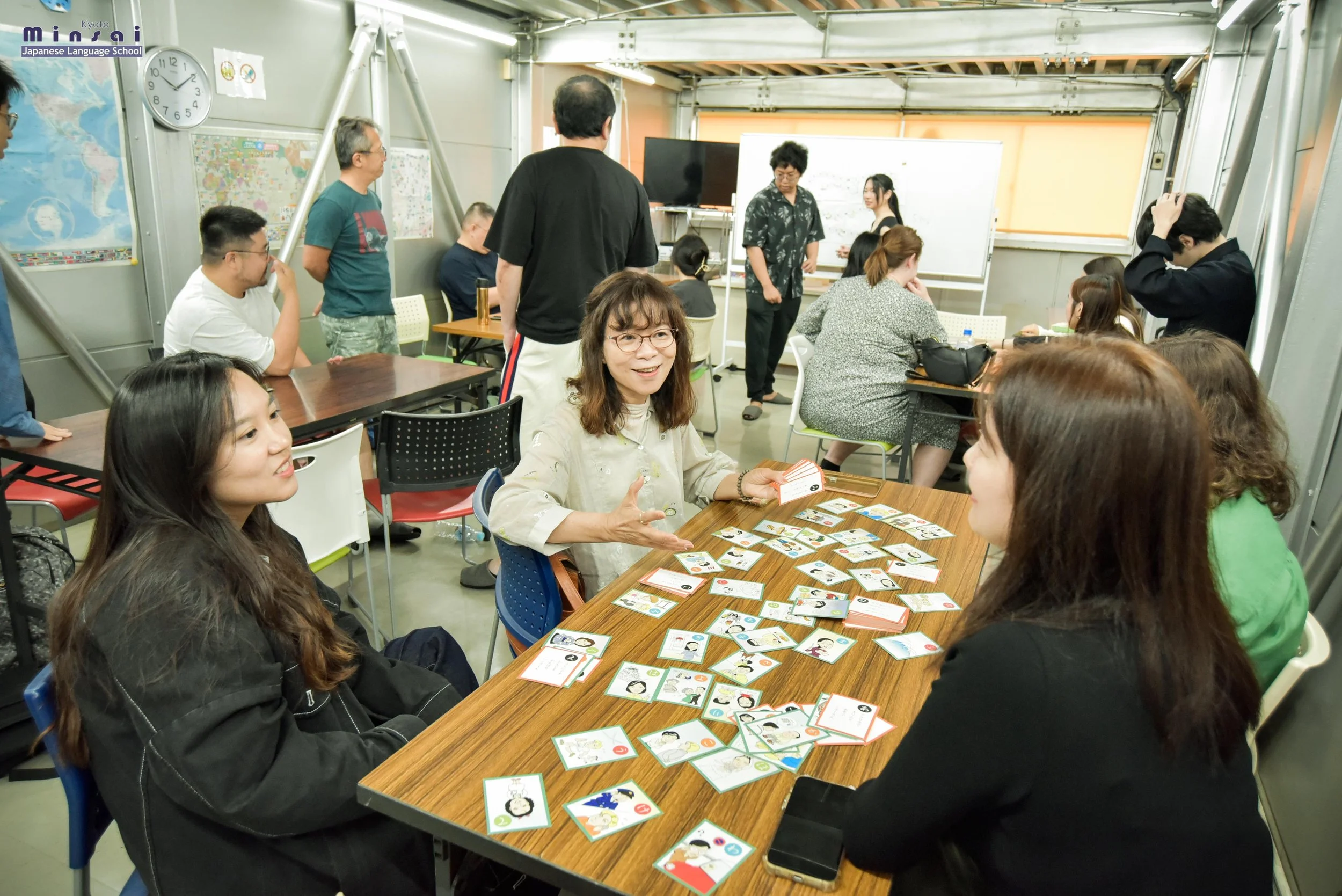 Kyoto Minsai Japanese Language School Short Term Program games activity