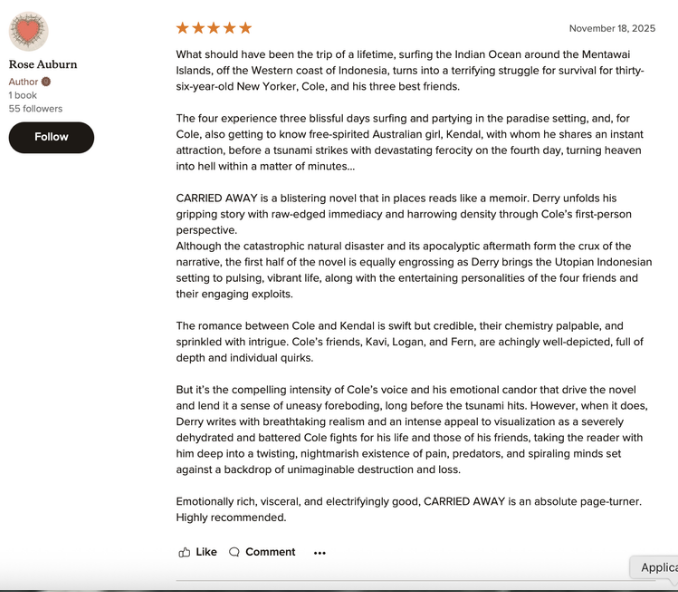Some Goodreads.com love