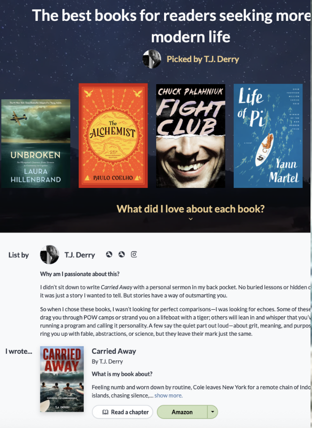 Made some reco’s for Shepherd.com 